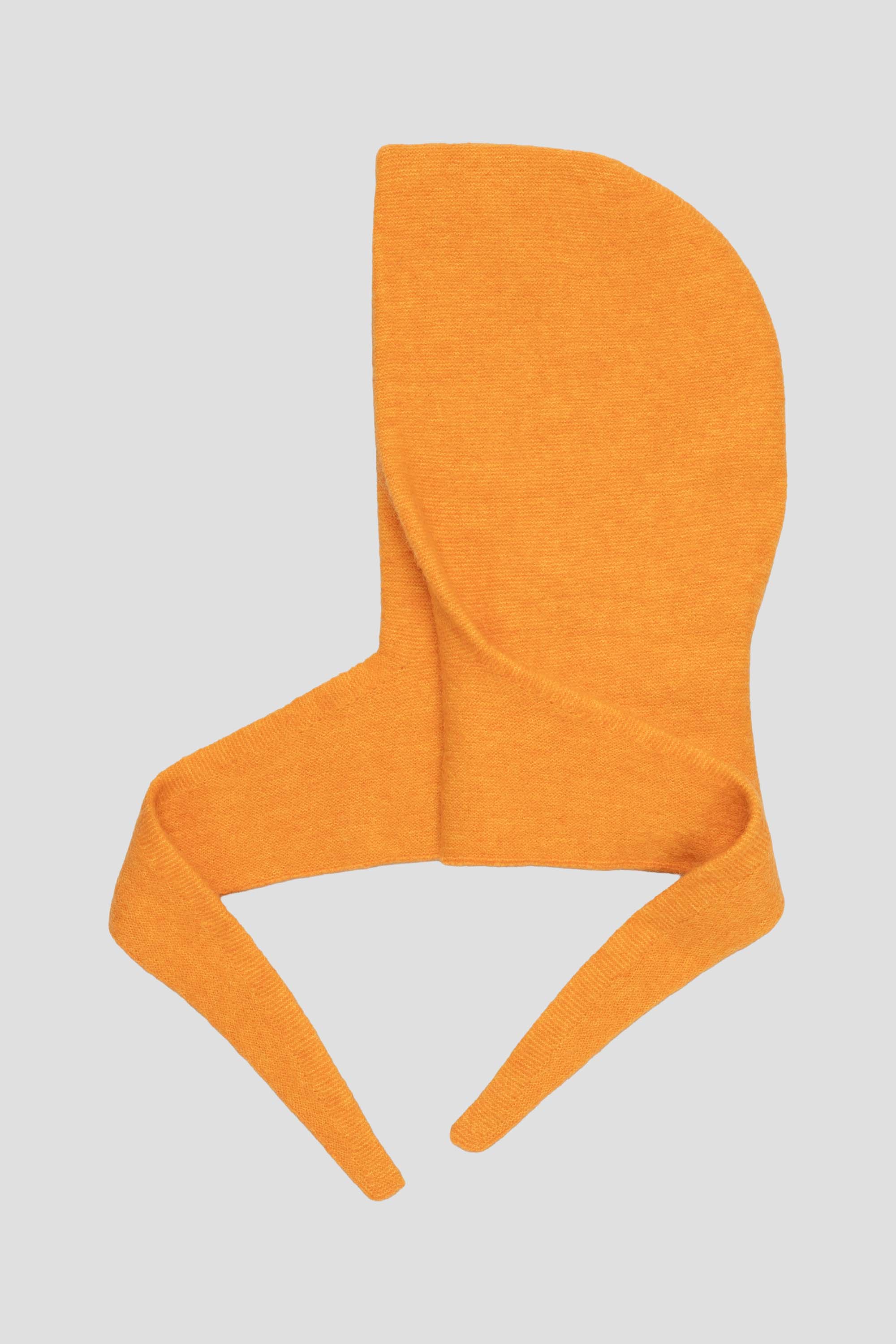 Hairy Balaclava Scarf Orange