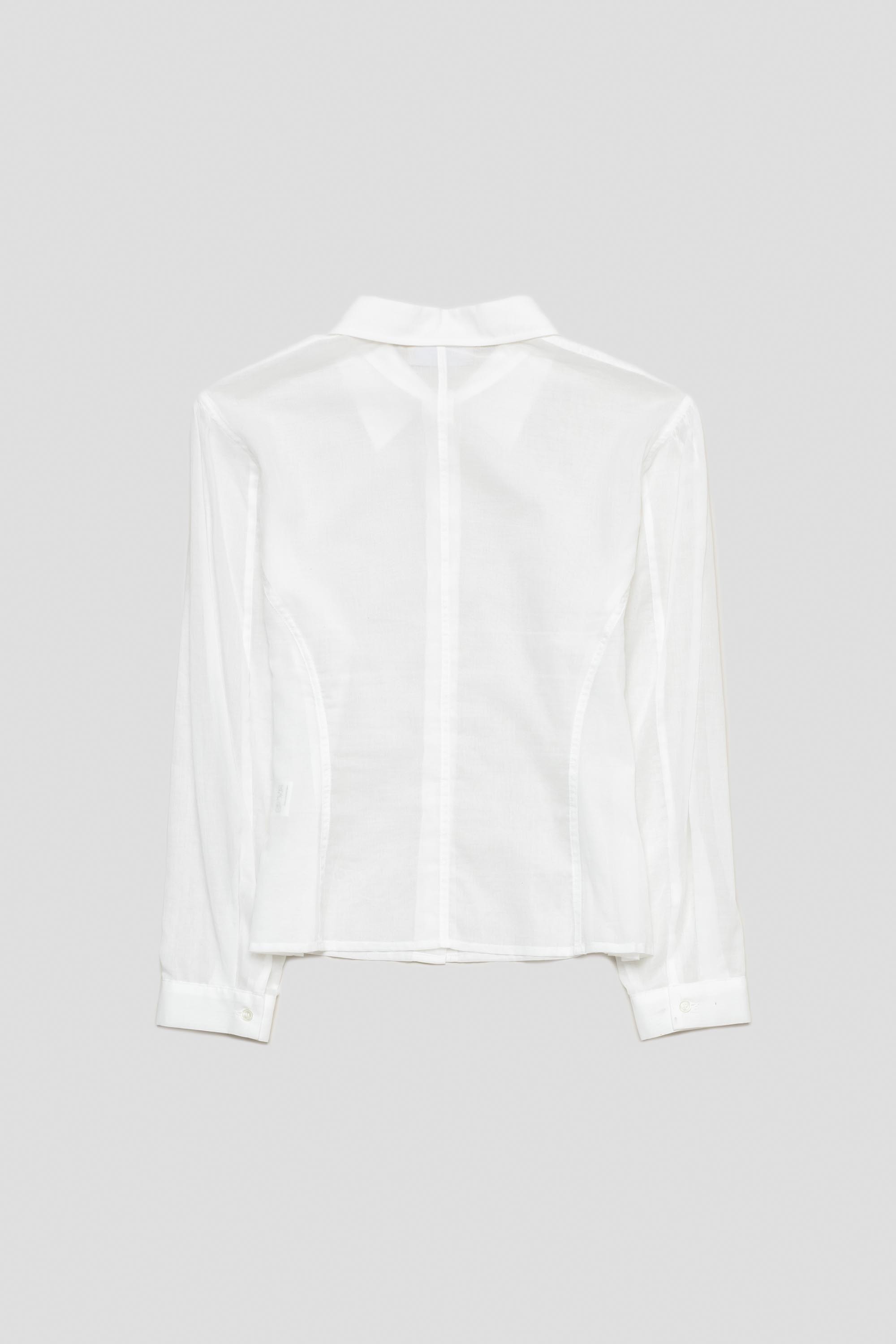 Sheer Standard Fit Shirt White