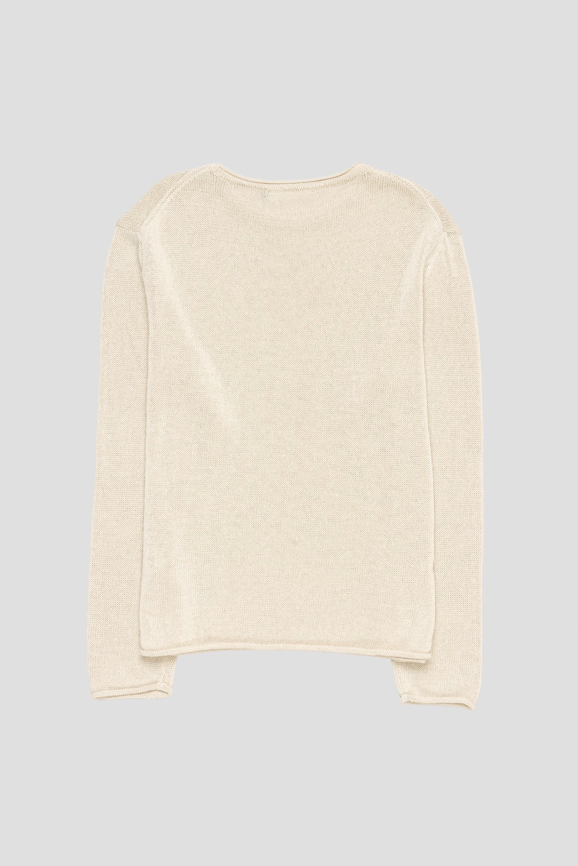 Paper Yarn Pullover Ecru