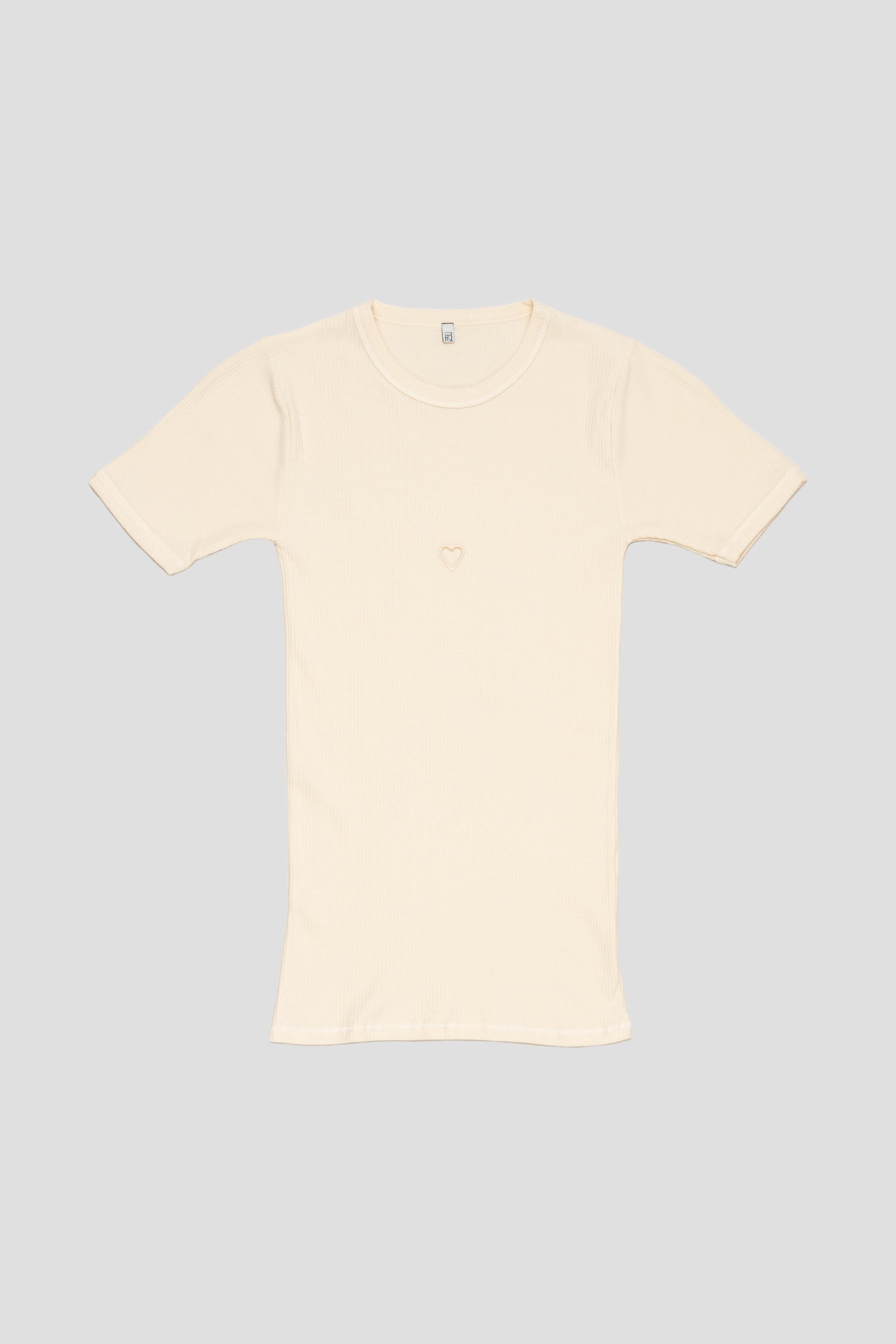 Heart Short Sleeve Undyed