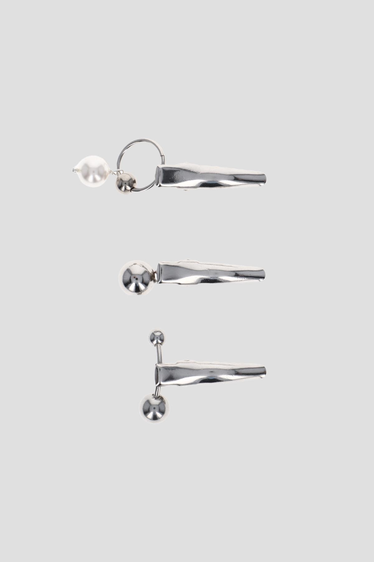 Gabi Hair Clip Set Palladium