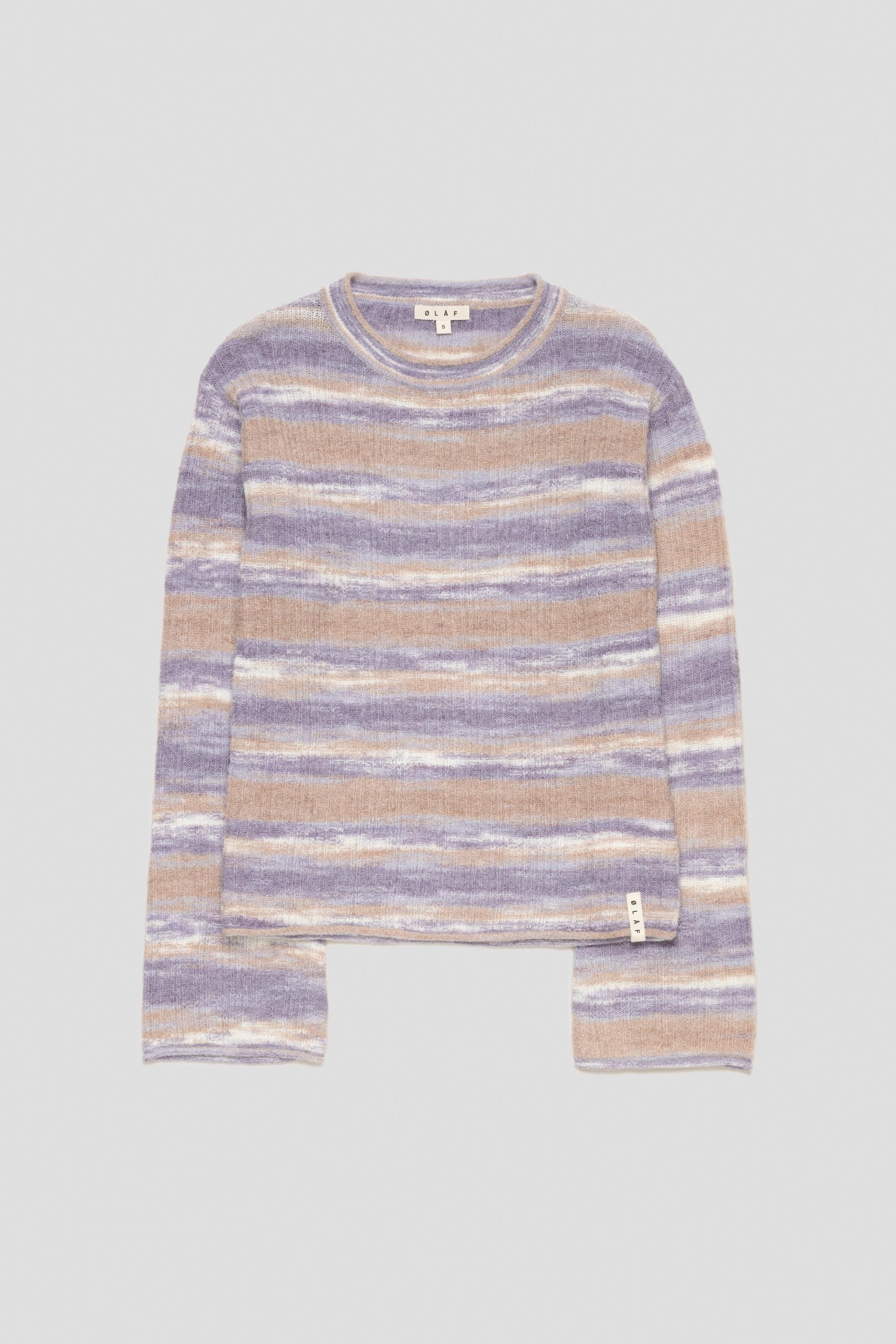 Women's Space Dye Knit Purple