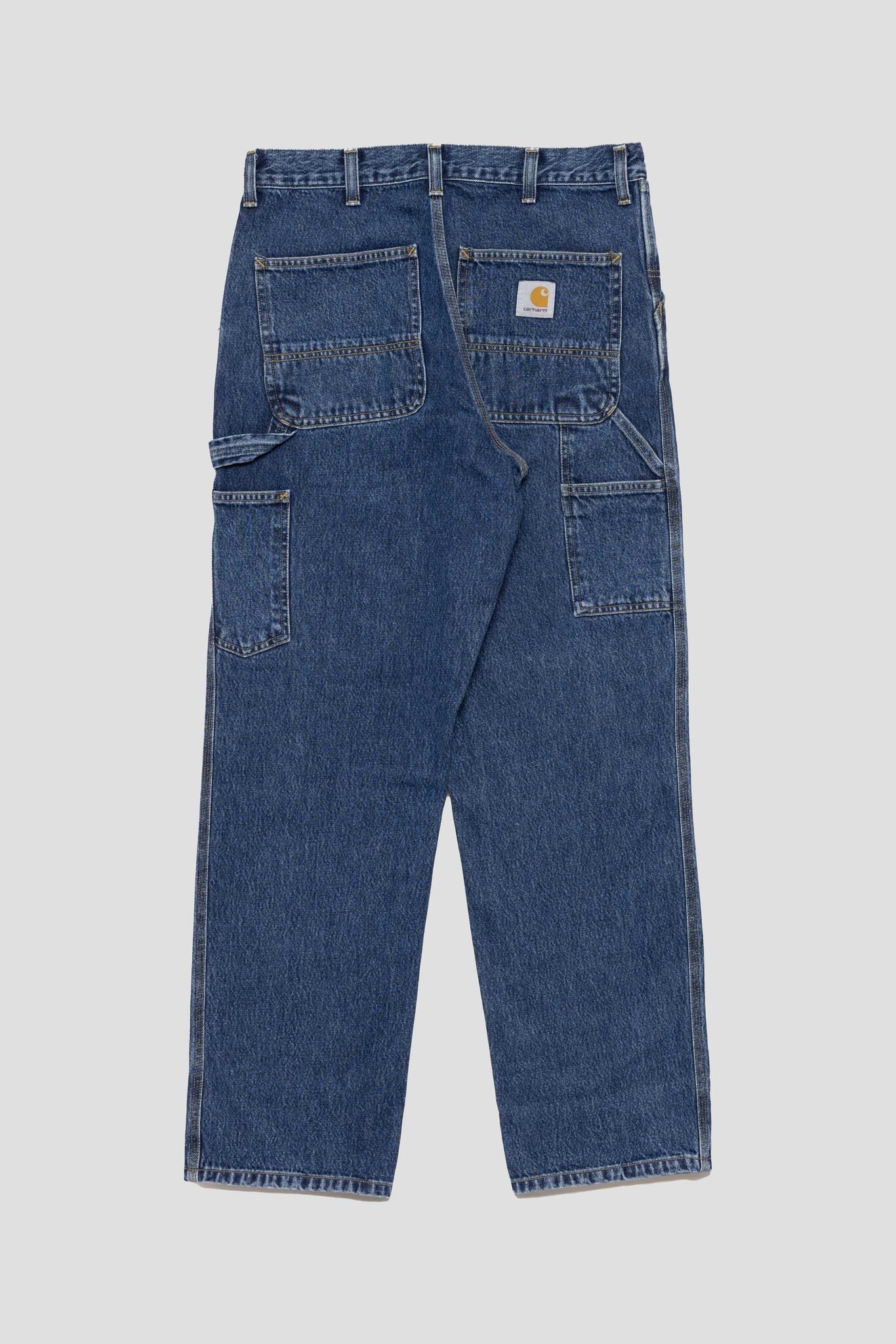 Single Knee Pant Blue Stone Washed