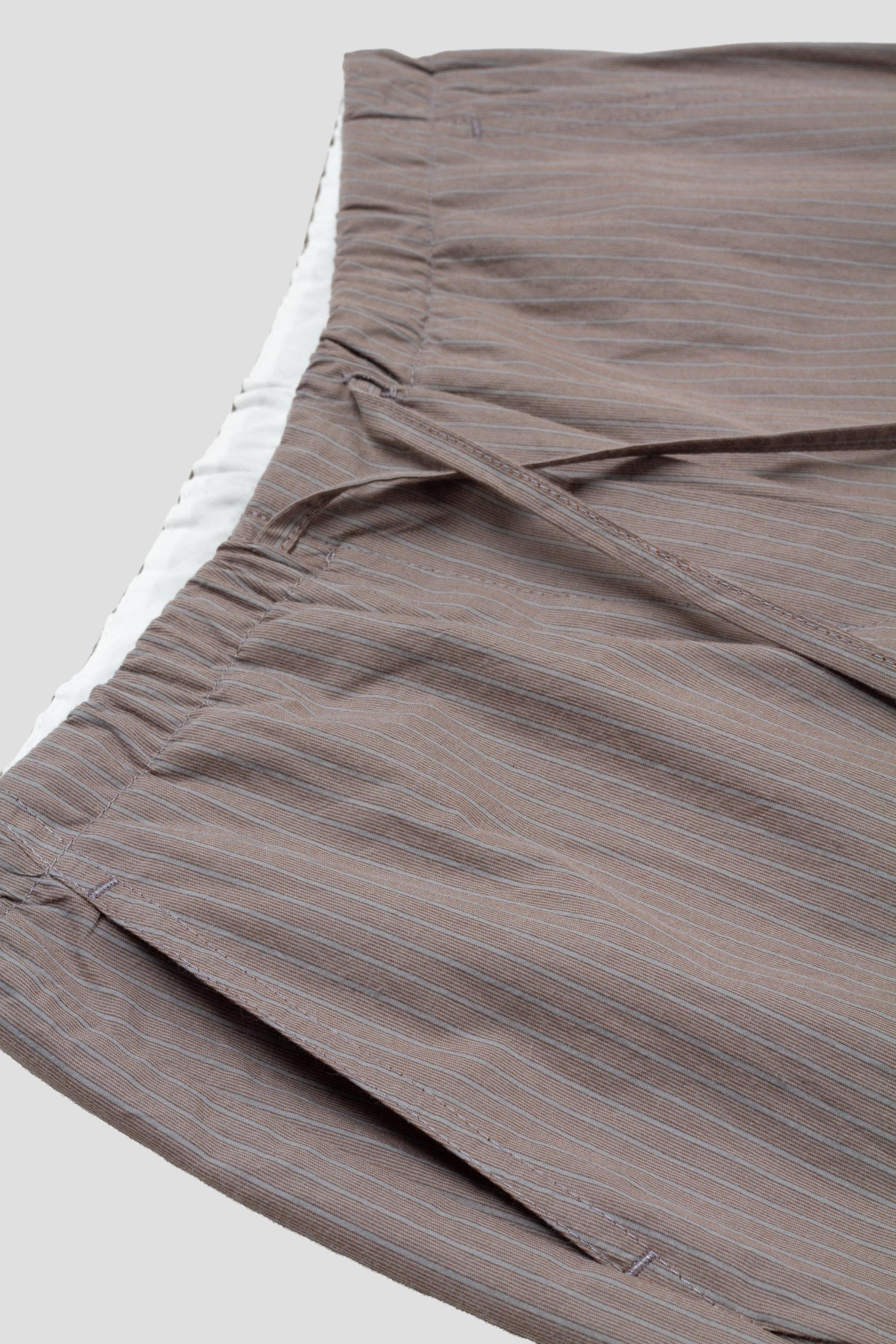 Stripe Banding Pants Grey