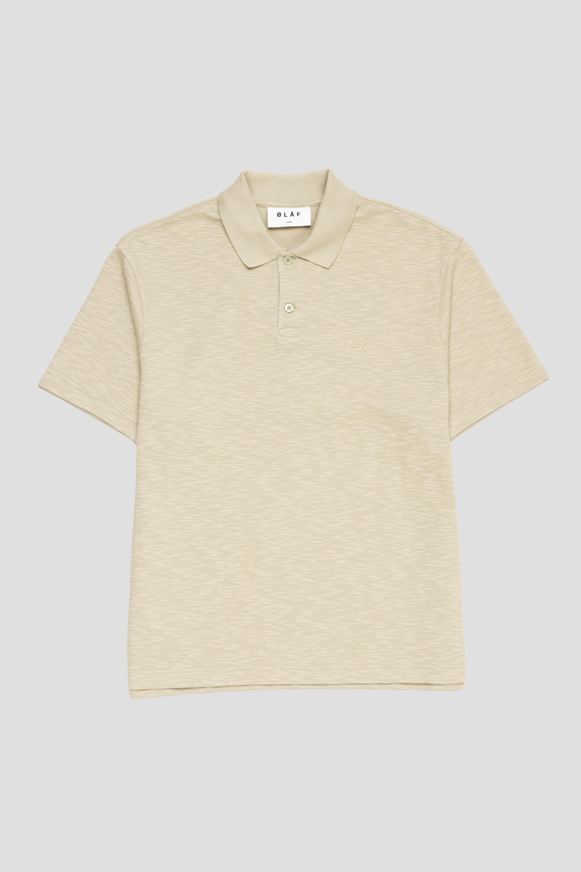 Slub Polo SS Light Sage