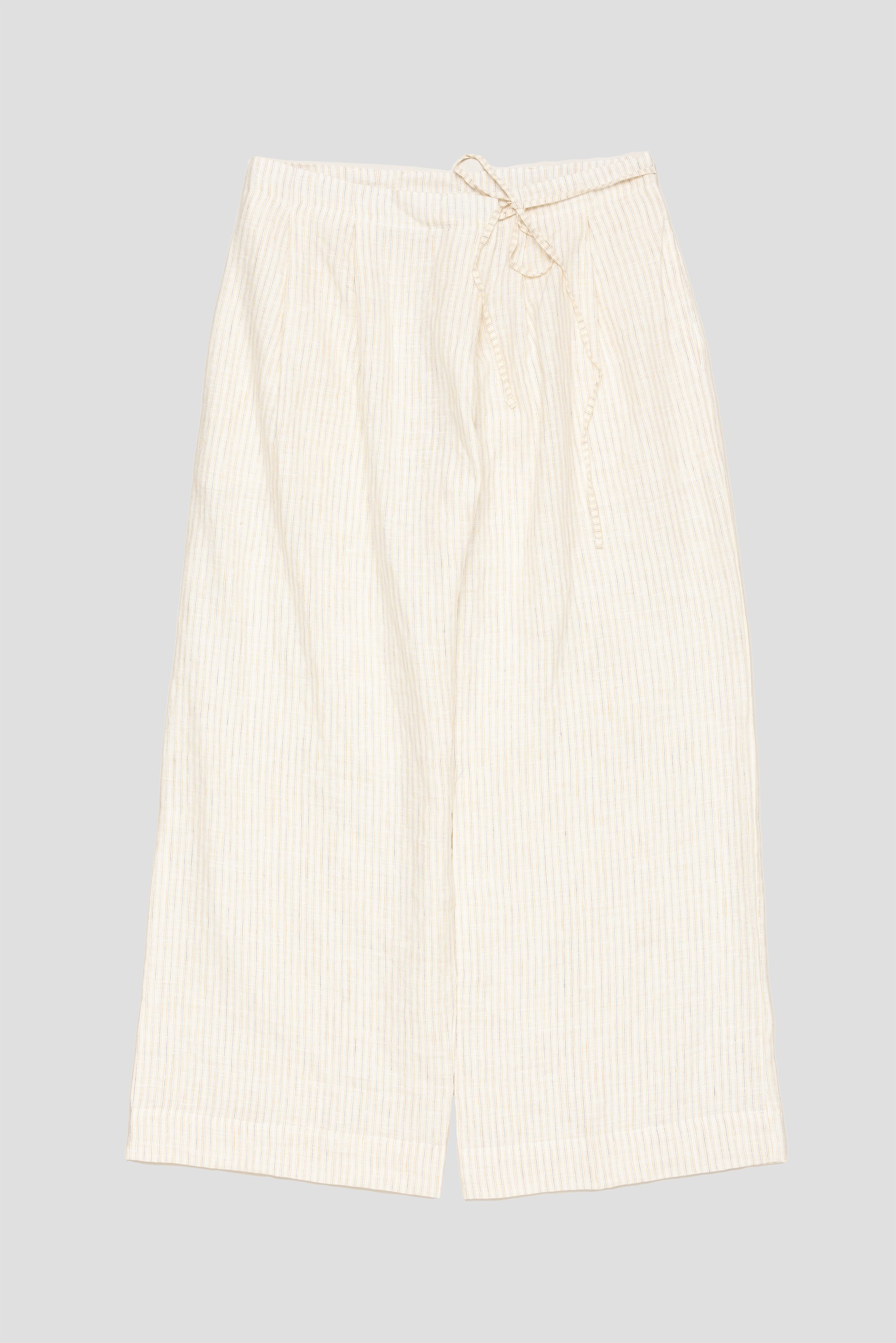 Fold Pant Linen Story Stripe