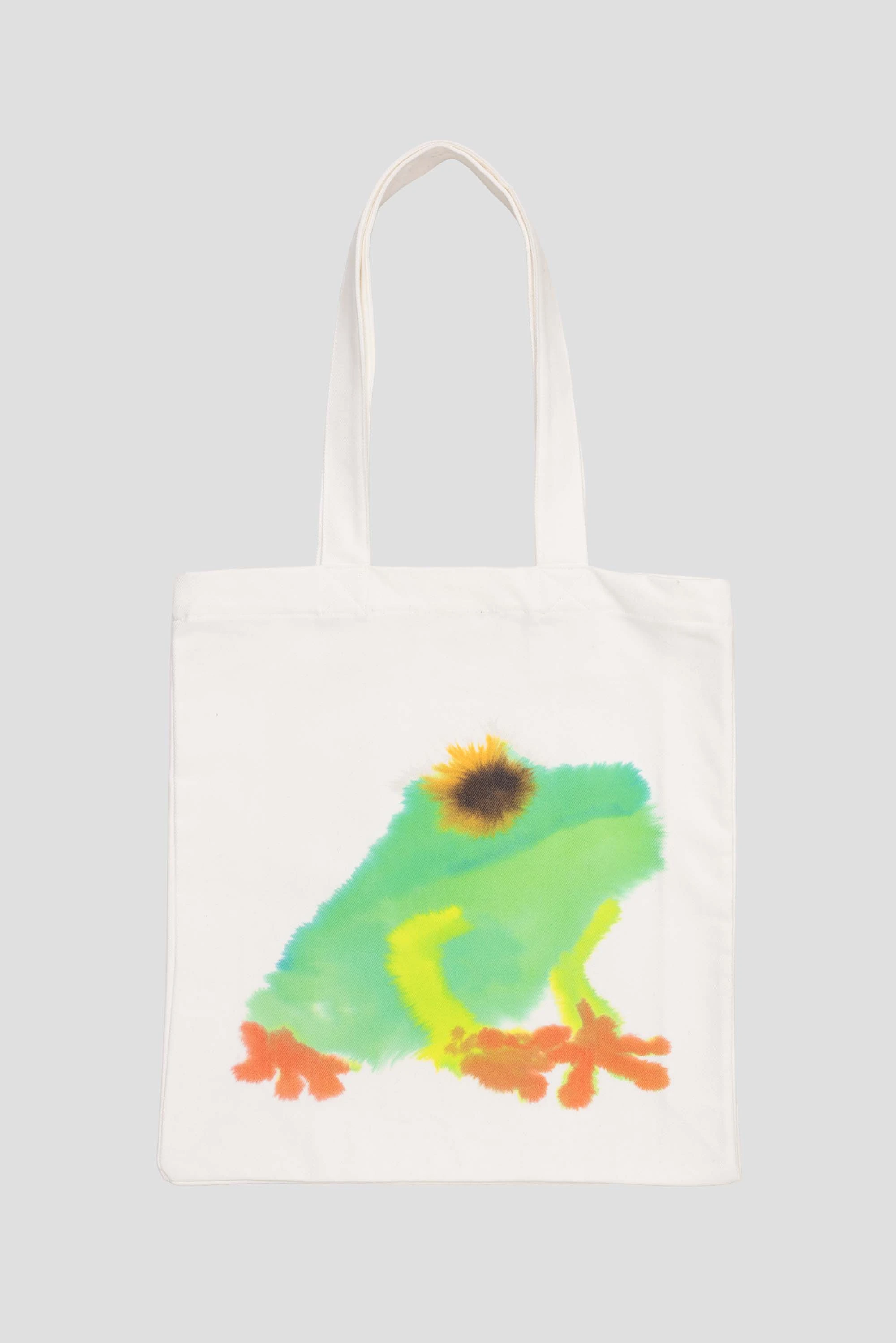 Frog Tote Bag Off White
