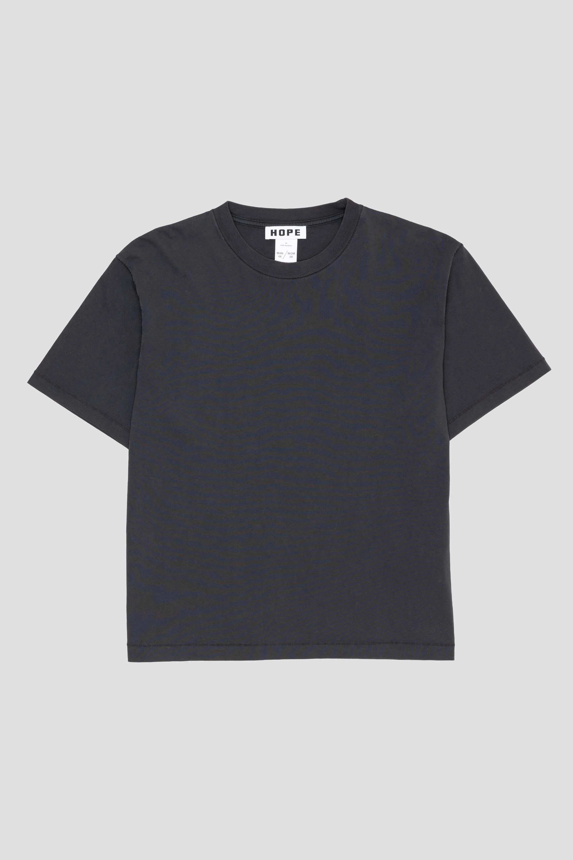 Boxy Tee Washed Black