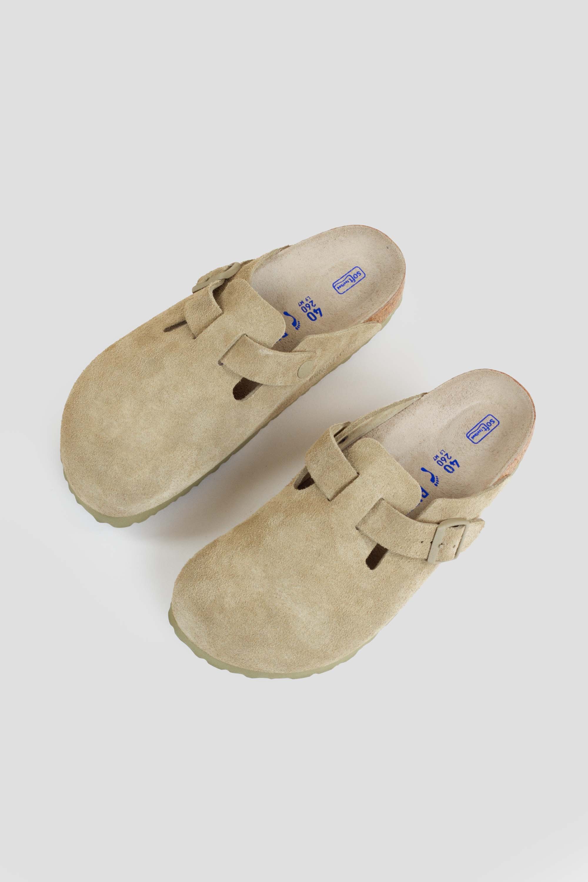 Boston Suede Faded Khaki