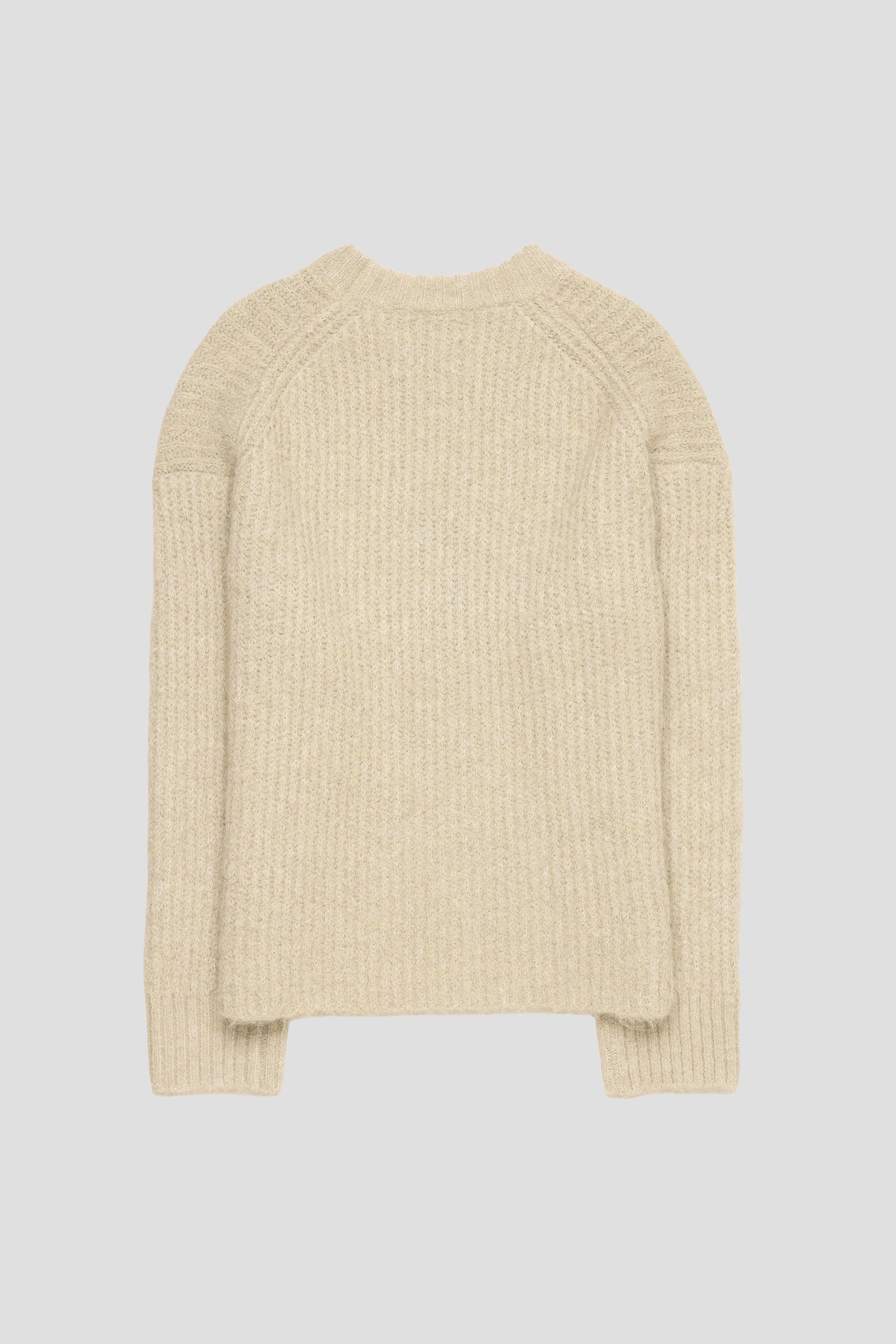 Hairy Knitted Crewneck Hemp