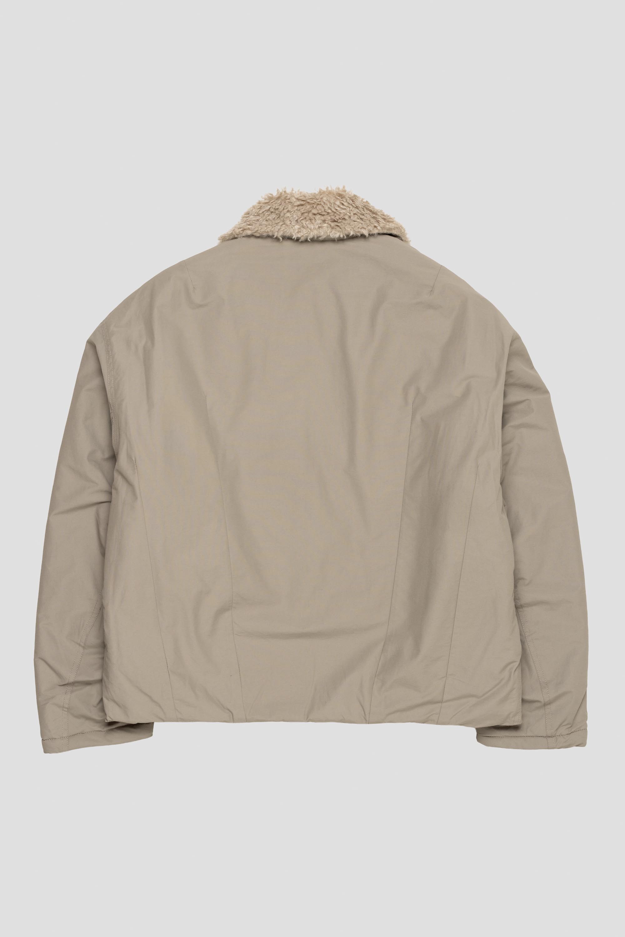 Patchwork Aviator Jacket Olive