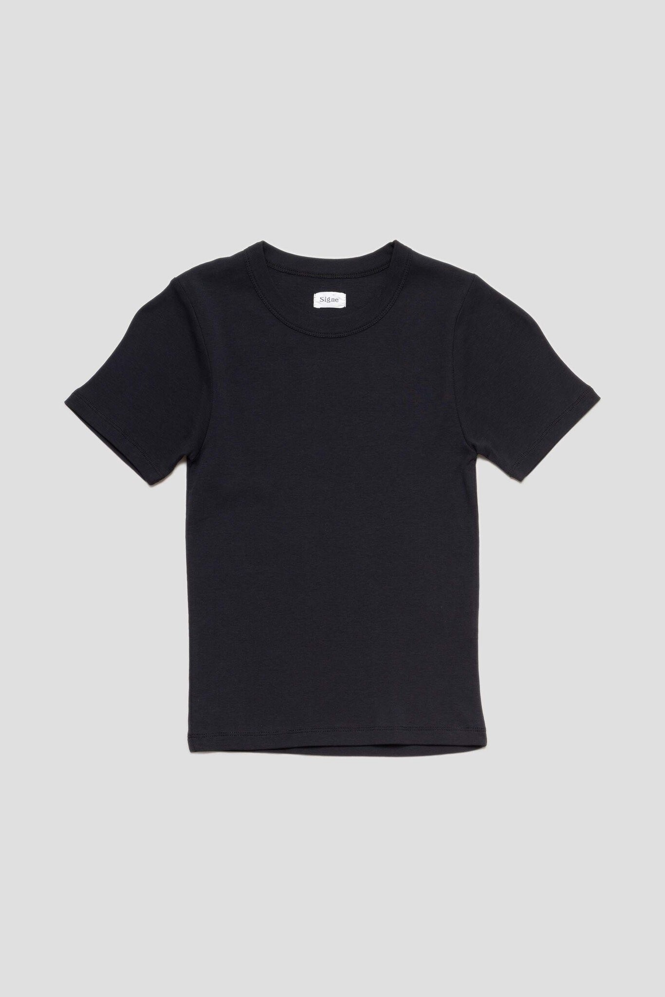 June Fitted T-Shirt Black