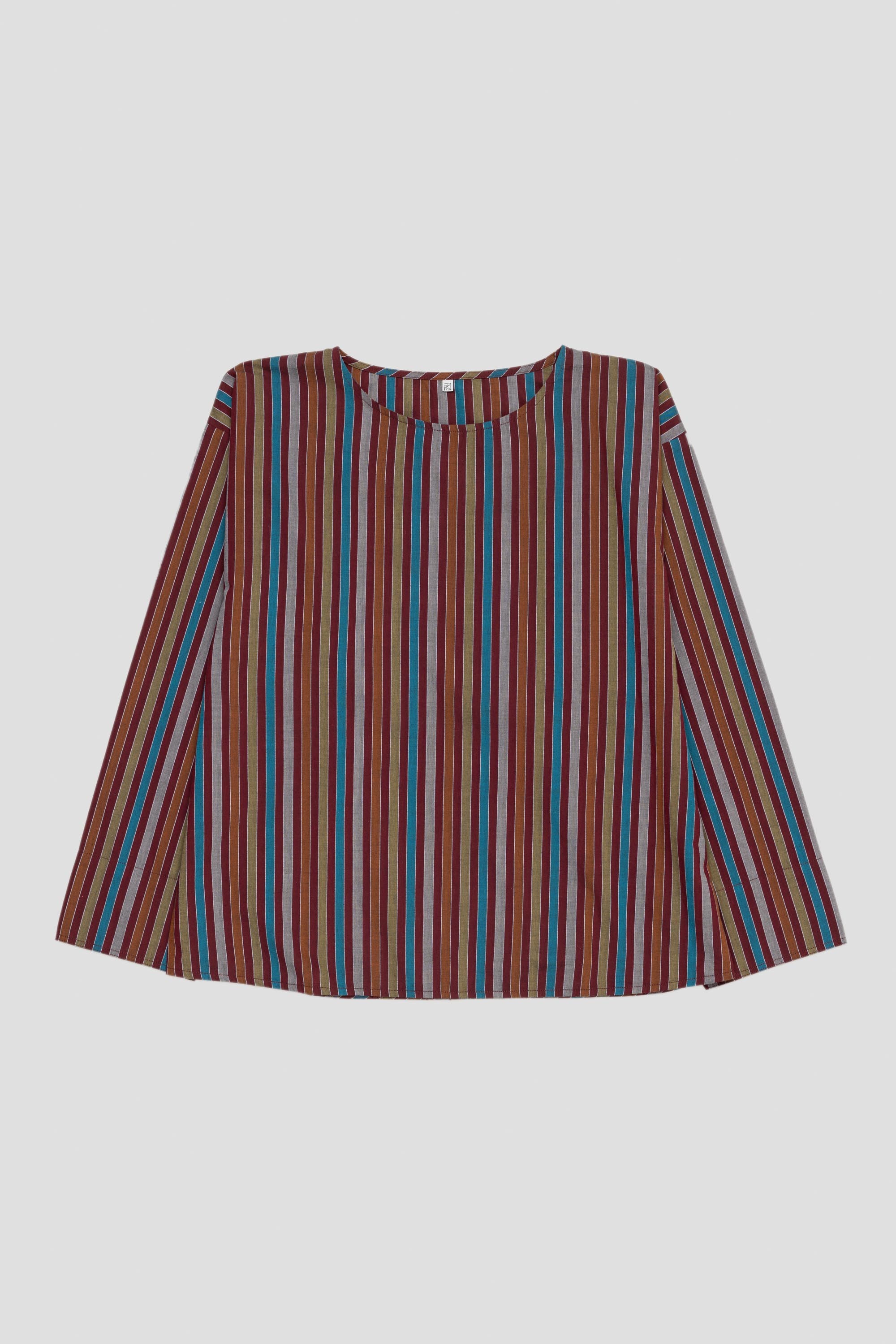 Tom Top Maroon Multi Stripe