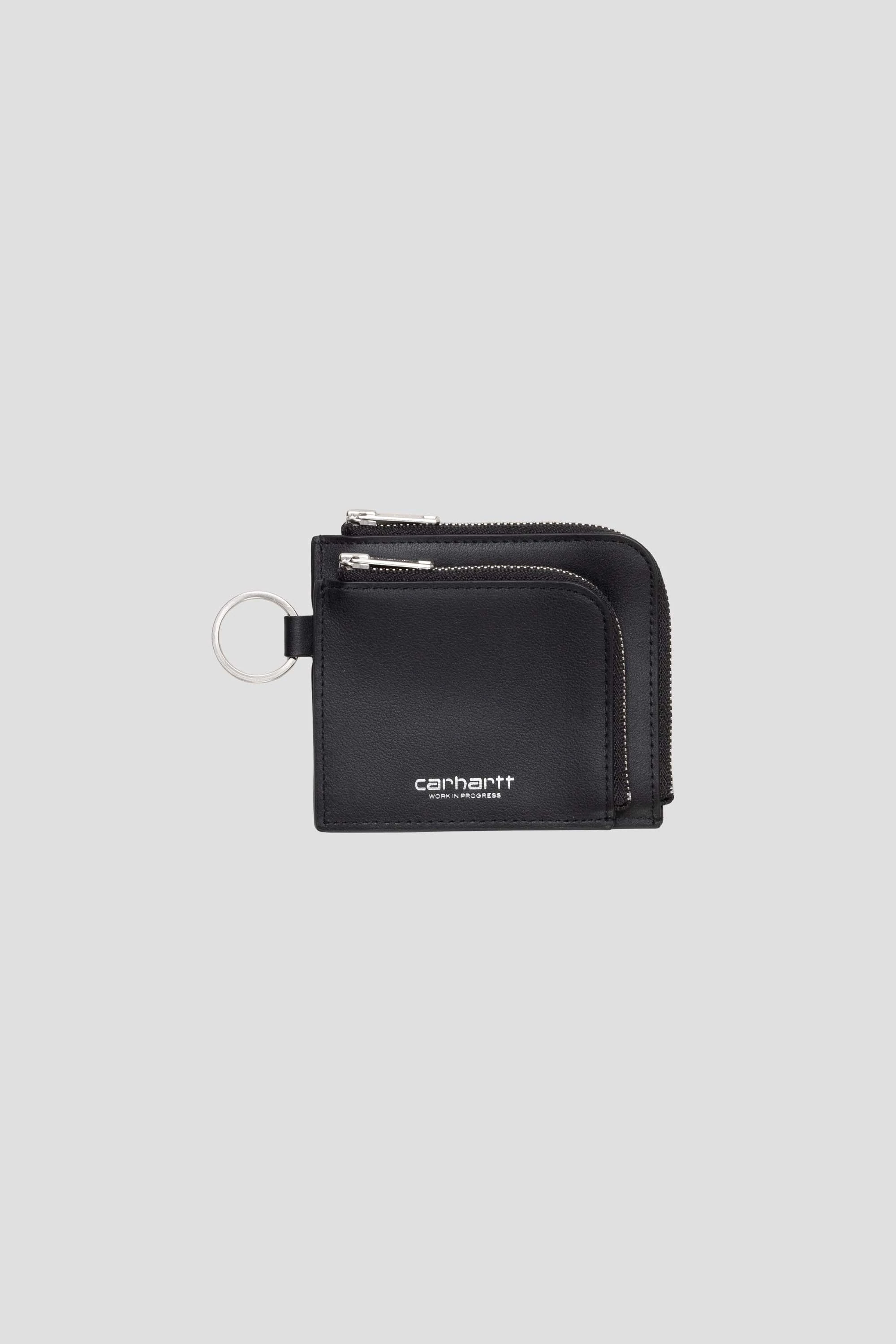 Double Vegas Zip Wallet Black/Silver