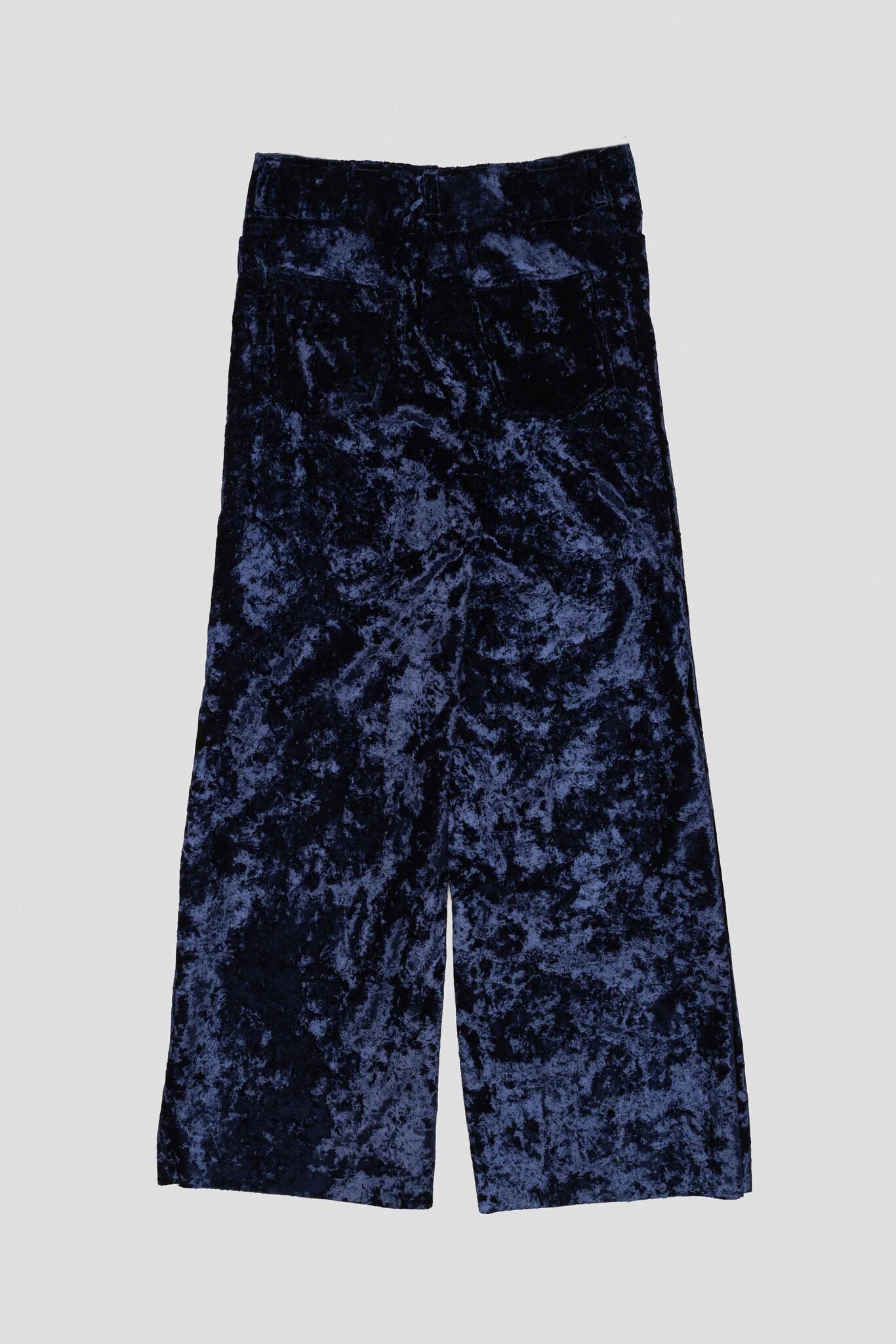 blue trousers with piled stars