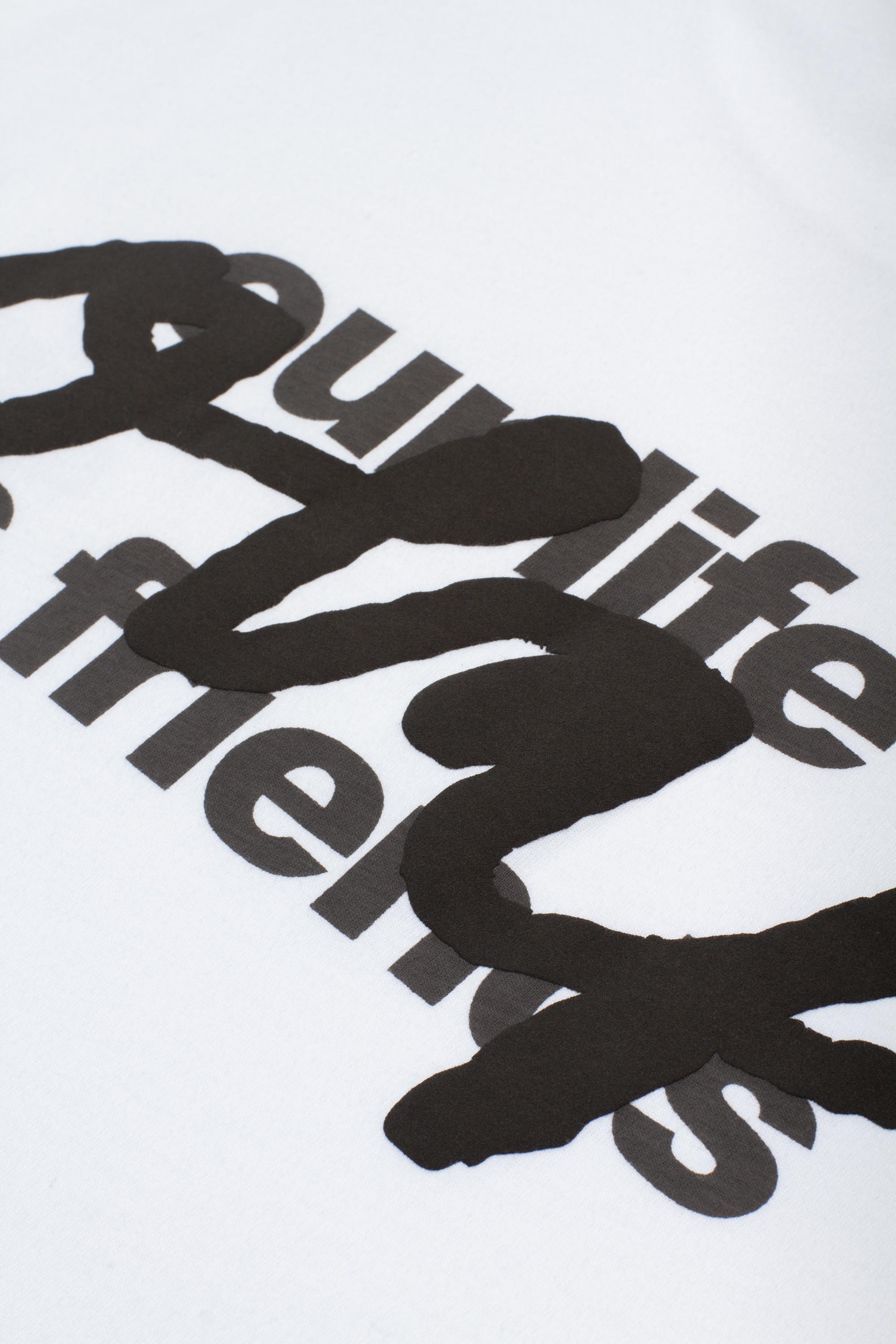 Script Graphic Tee Optical White