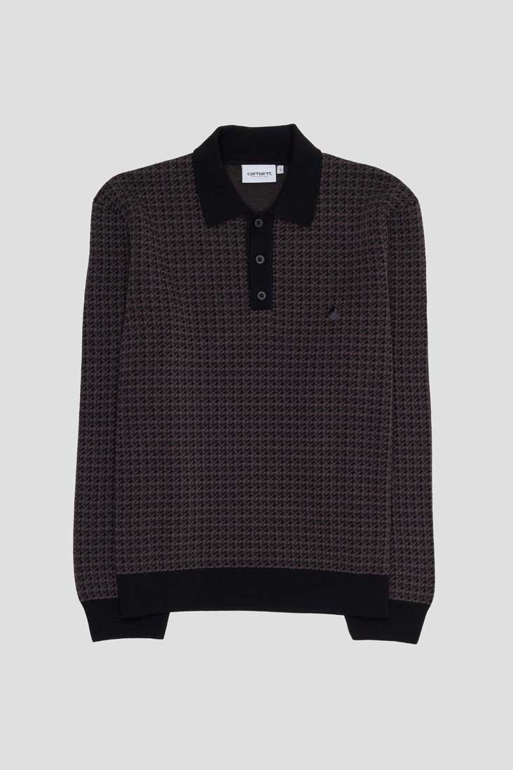 L/S Lowis Polo Houndstooth Vitola