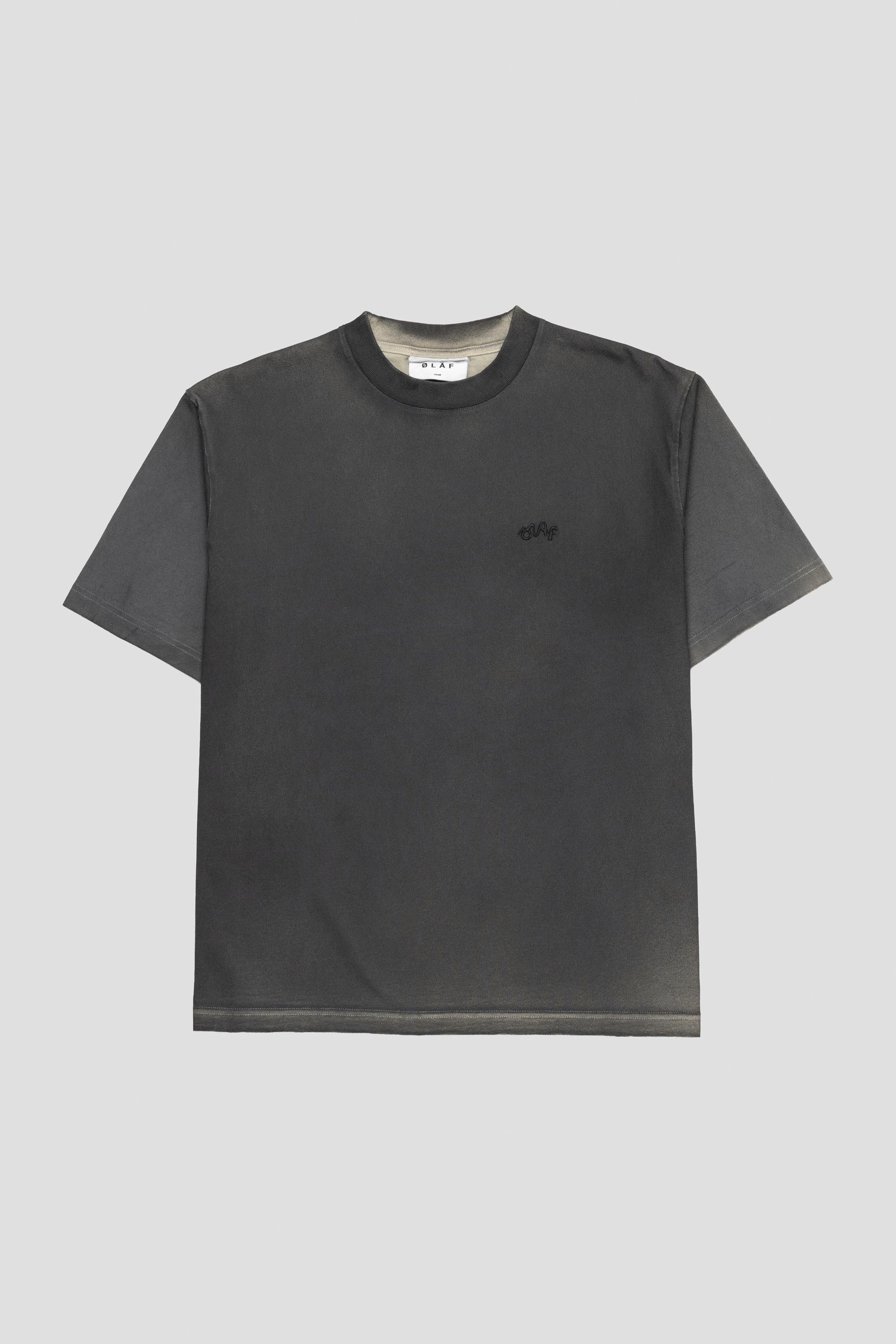 Pigment Spray Tee Charcoal