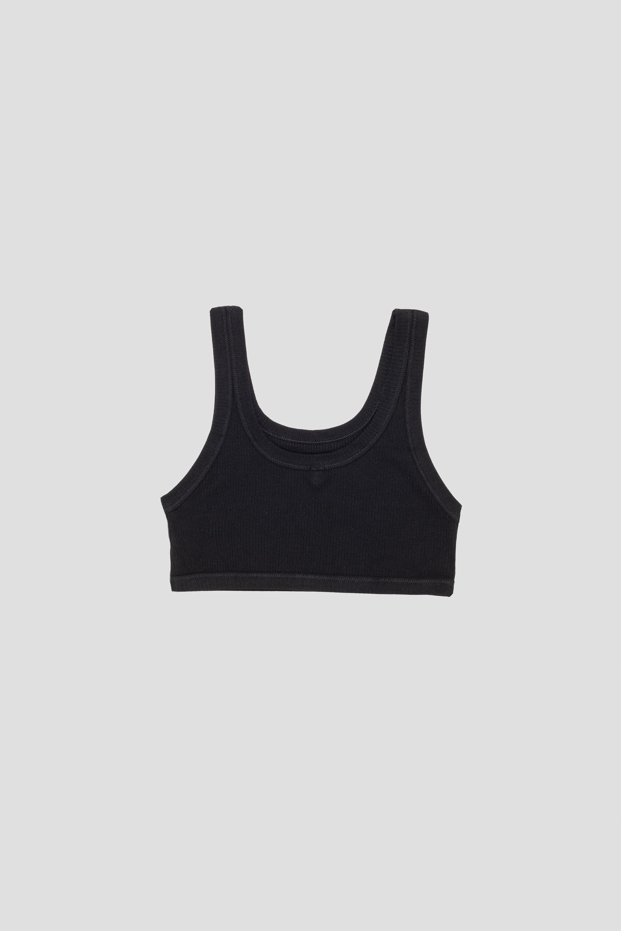 Heart Bra Black