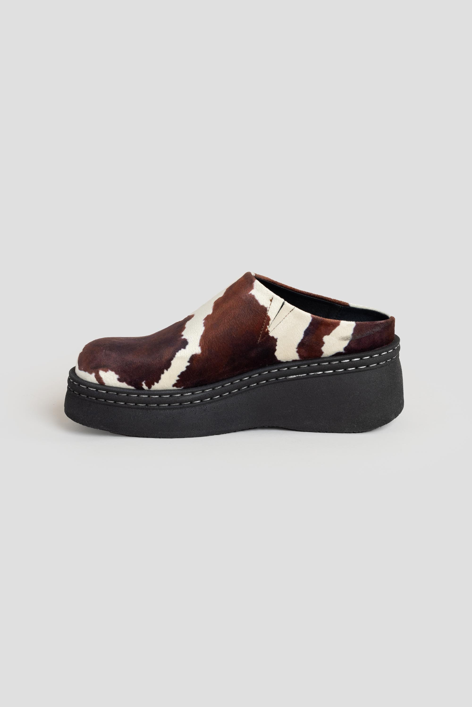 Kristi Mules Cow Print