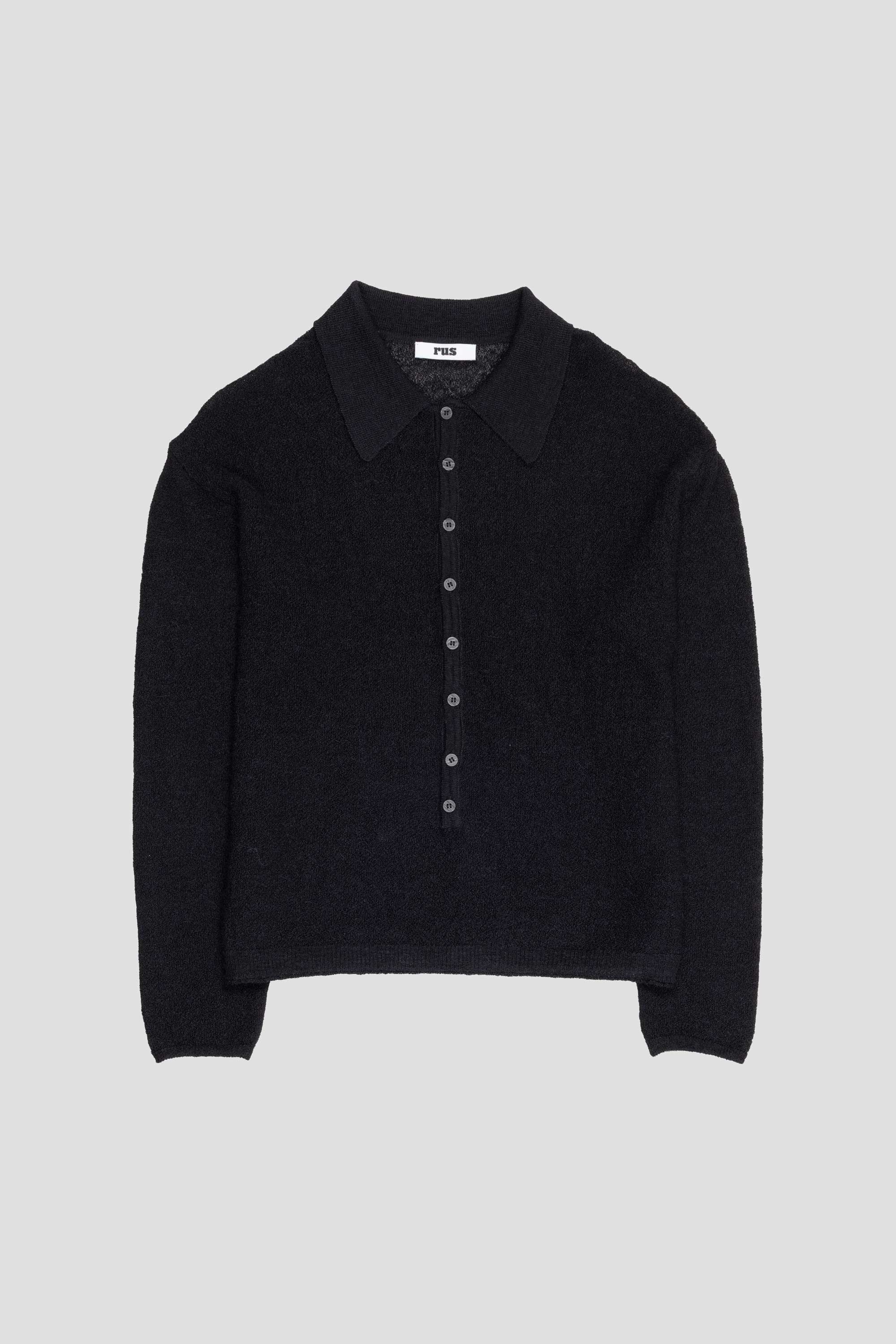 Bikou Polo Sweater Black