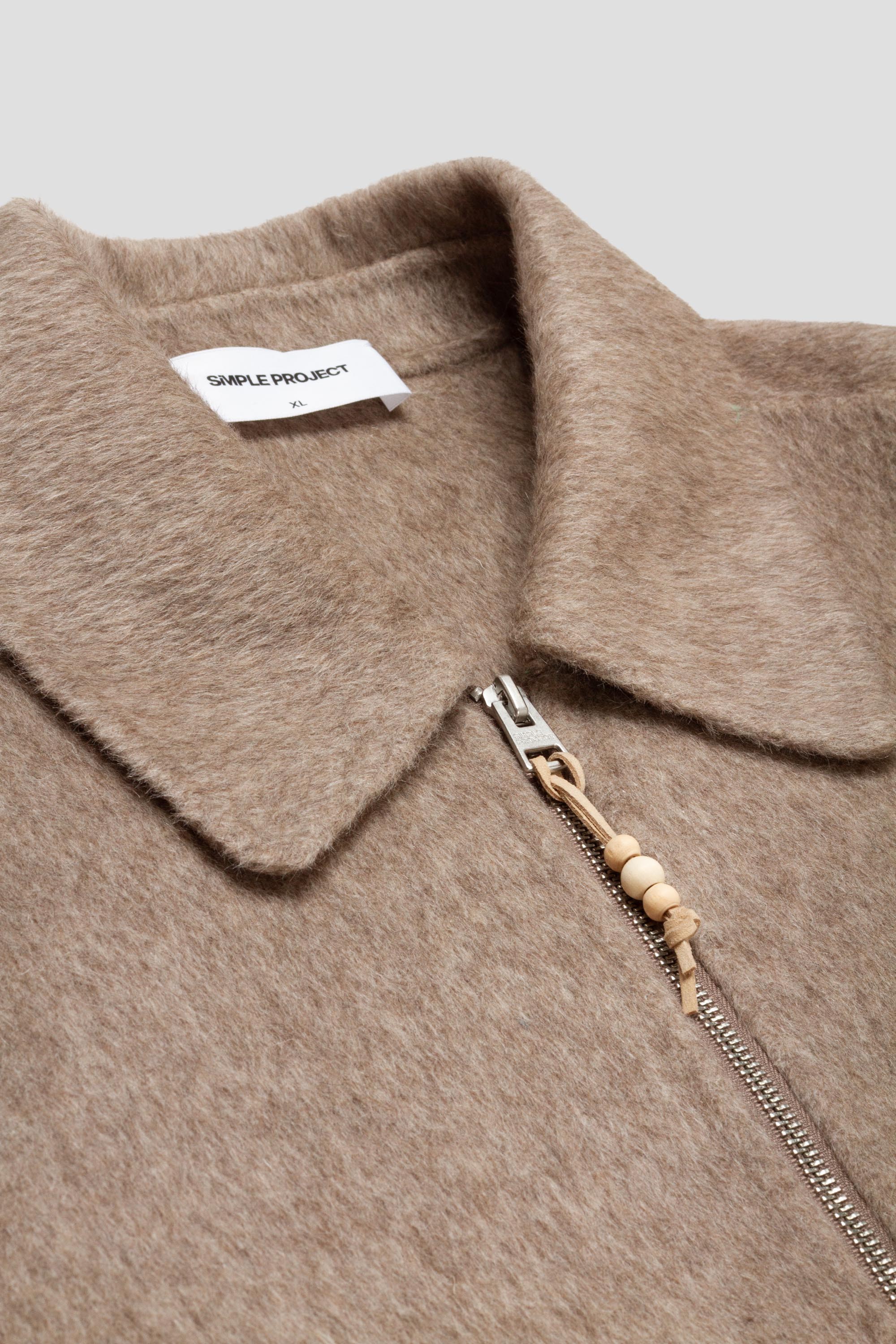 Darted Wool Jacket Sand