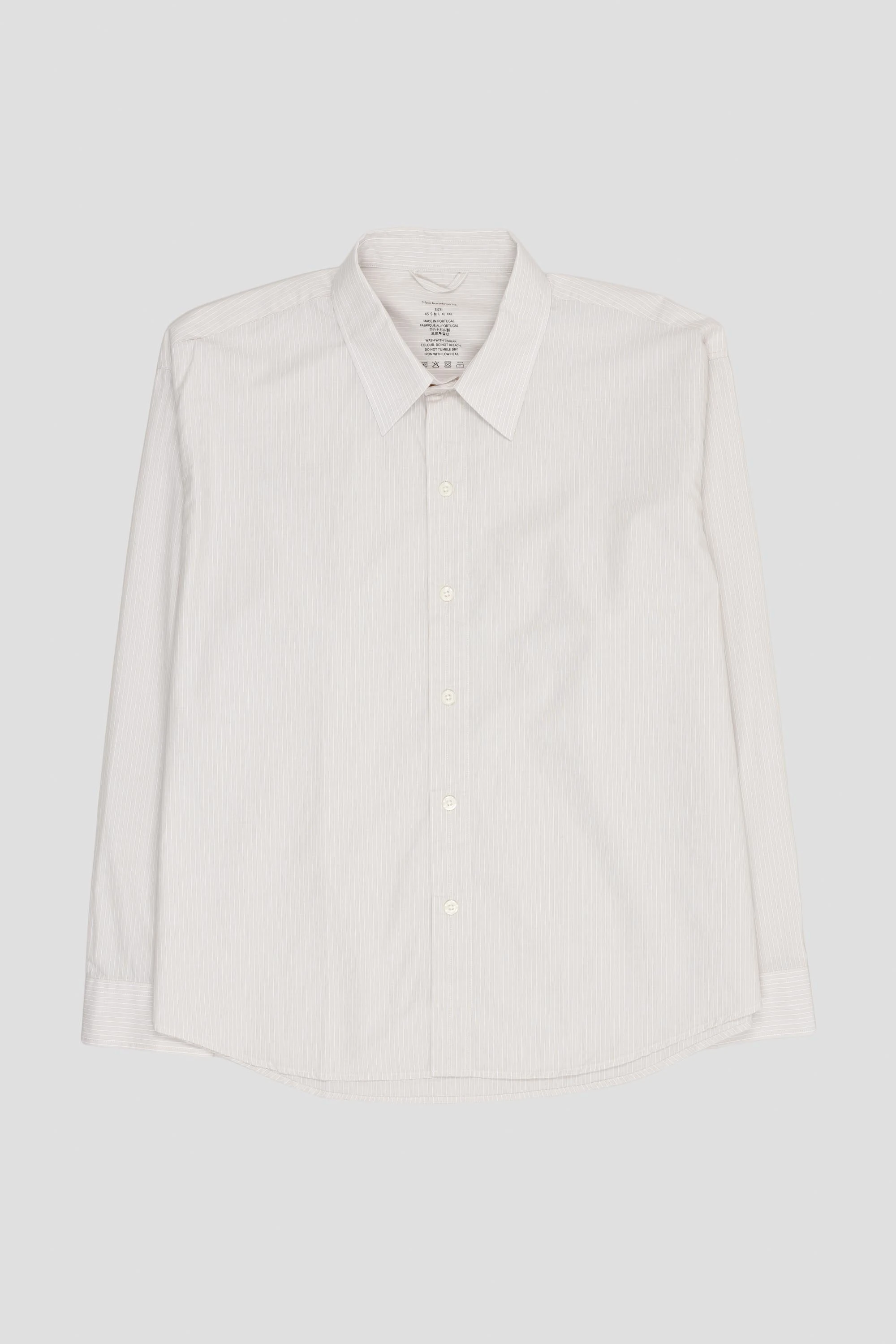 Exact Shirt Pale Office Stripe