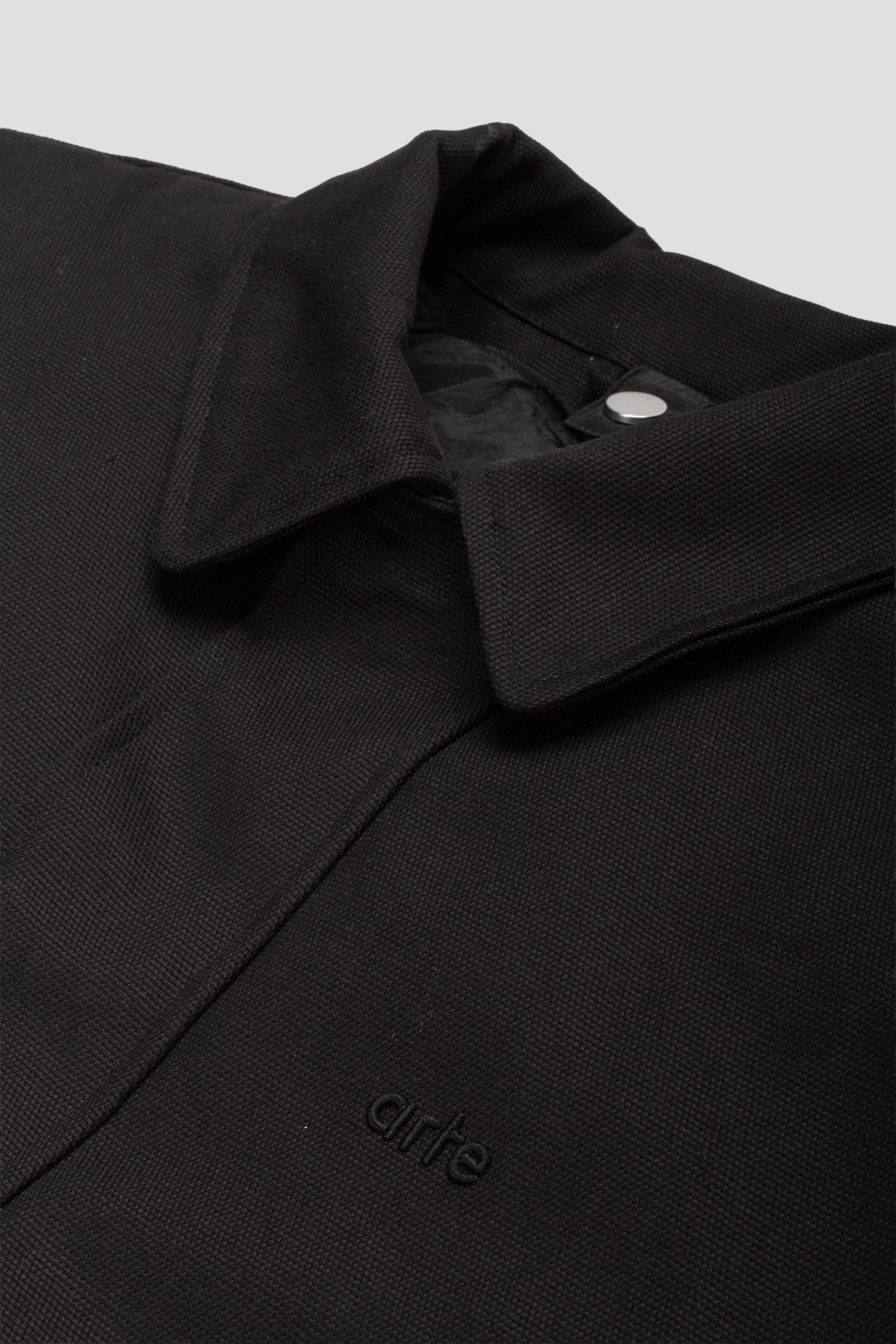 Inclined Pocket Jacket Black