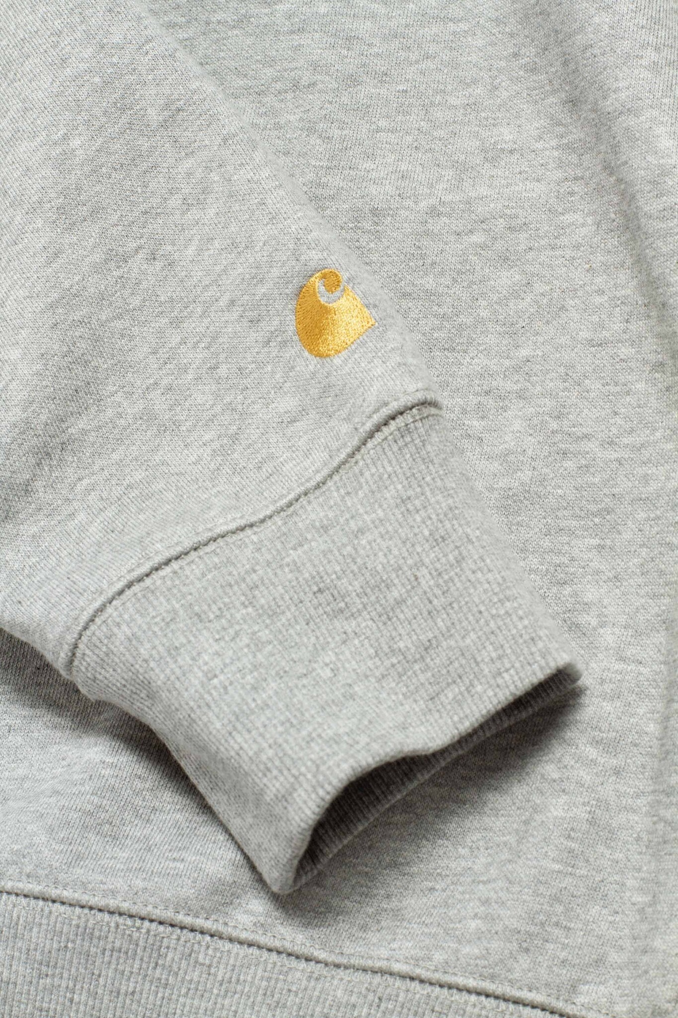 Hooded Chase Sweat Grey Heather/Gold