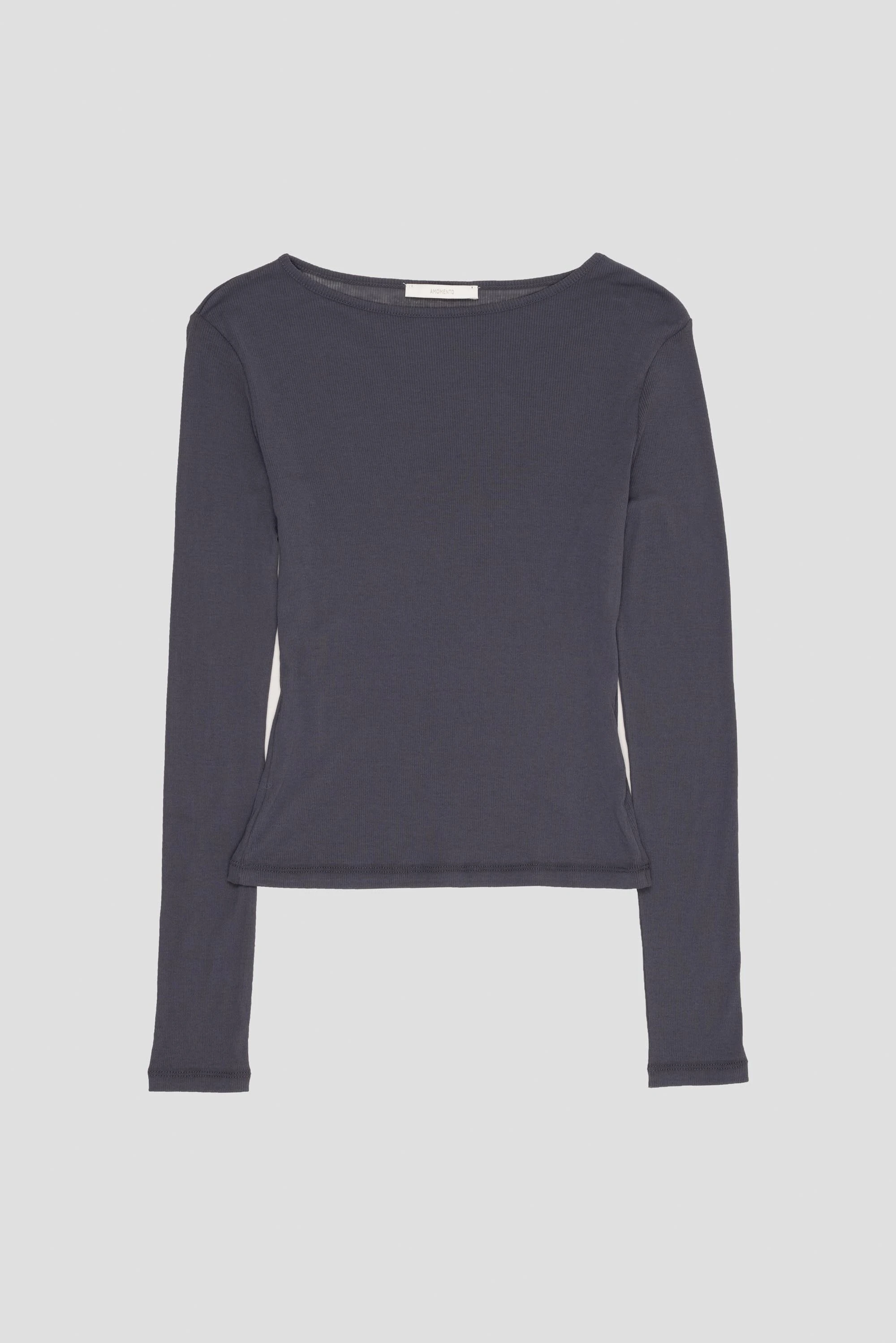 Round T-Shirt Charcoal