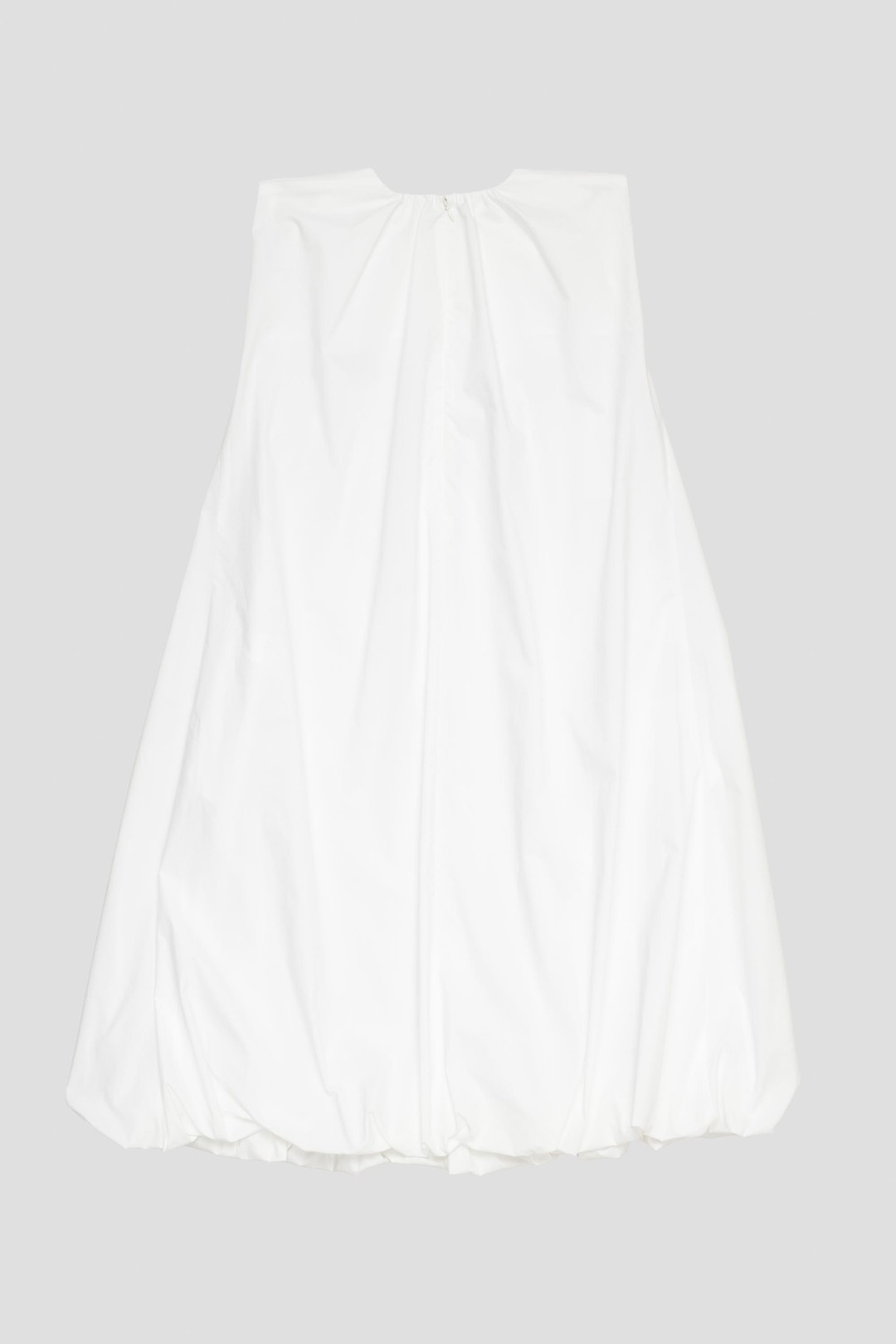 AmomentoCotton Volume Shirring Dress White