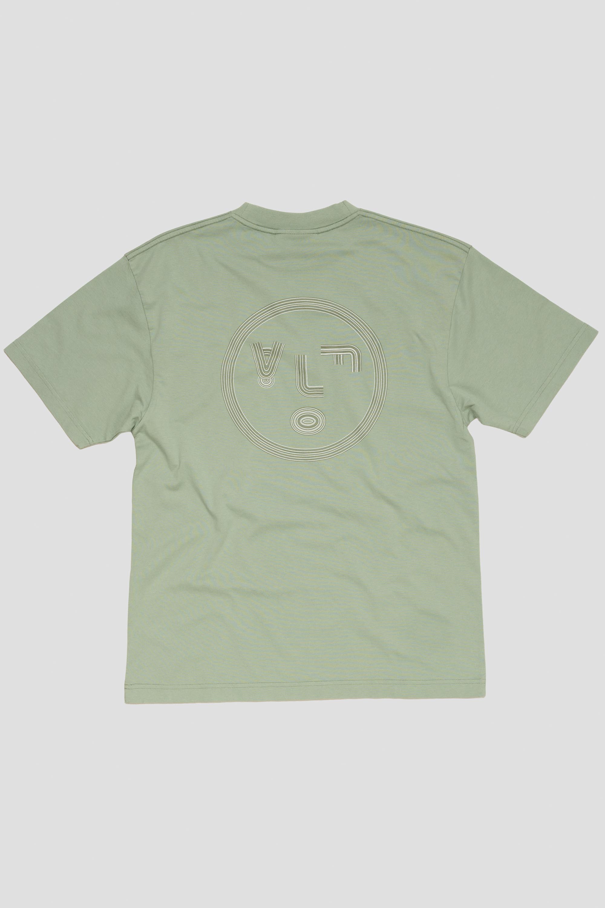 Lined Face Tee Green Milieu