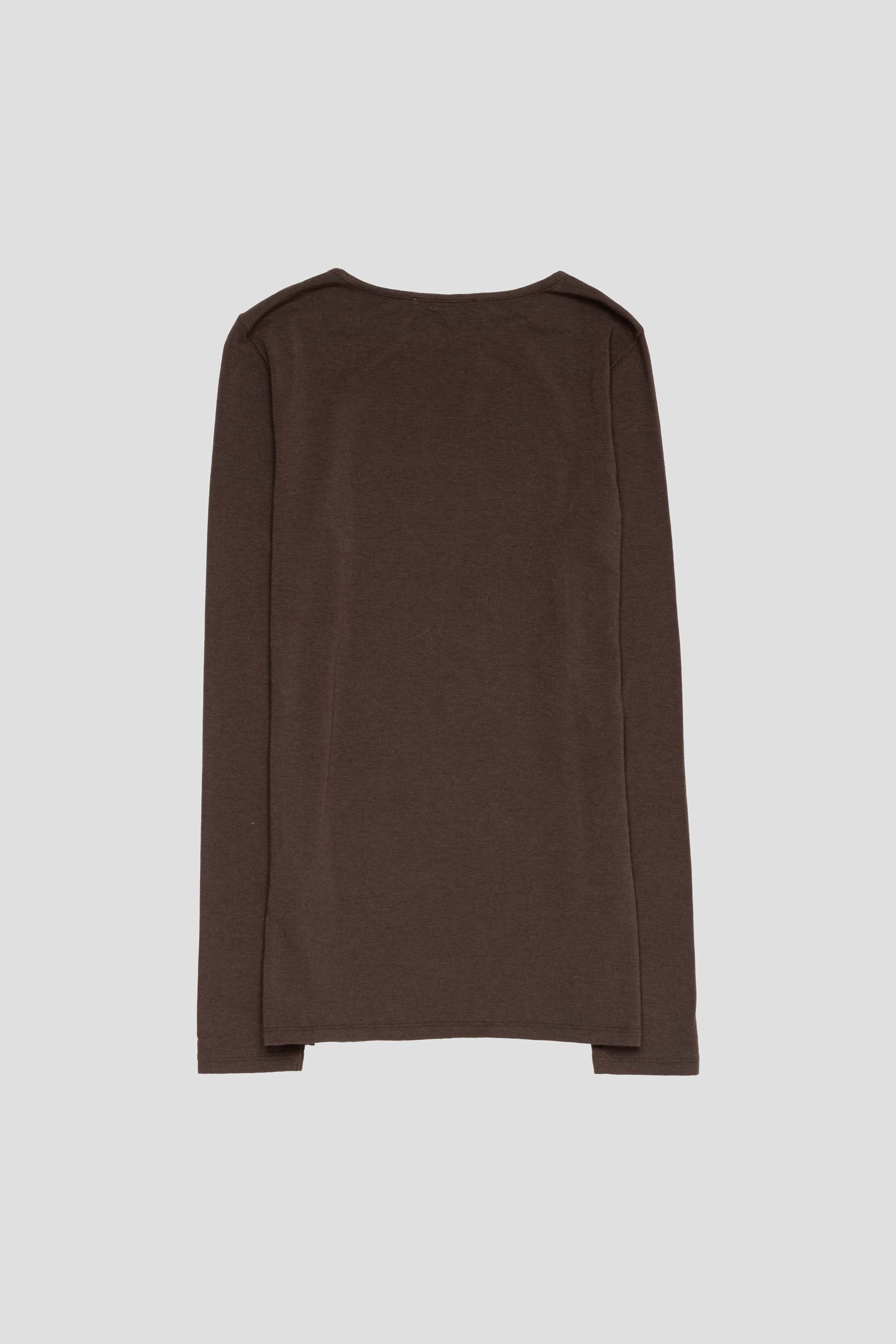 Round T-Shirt Brown