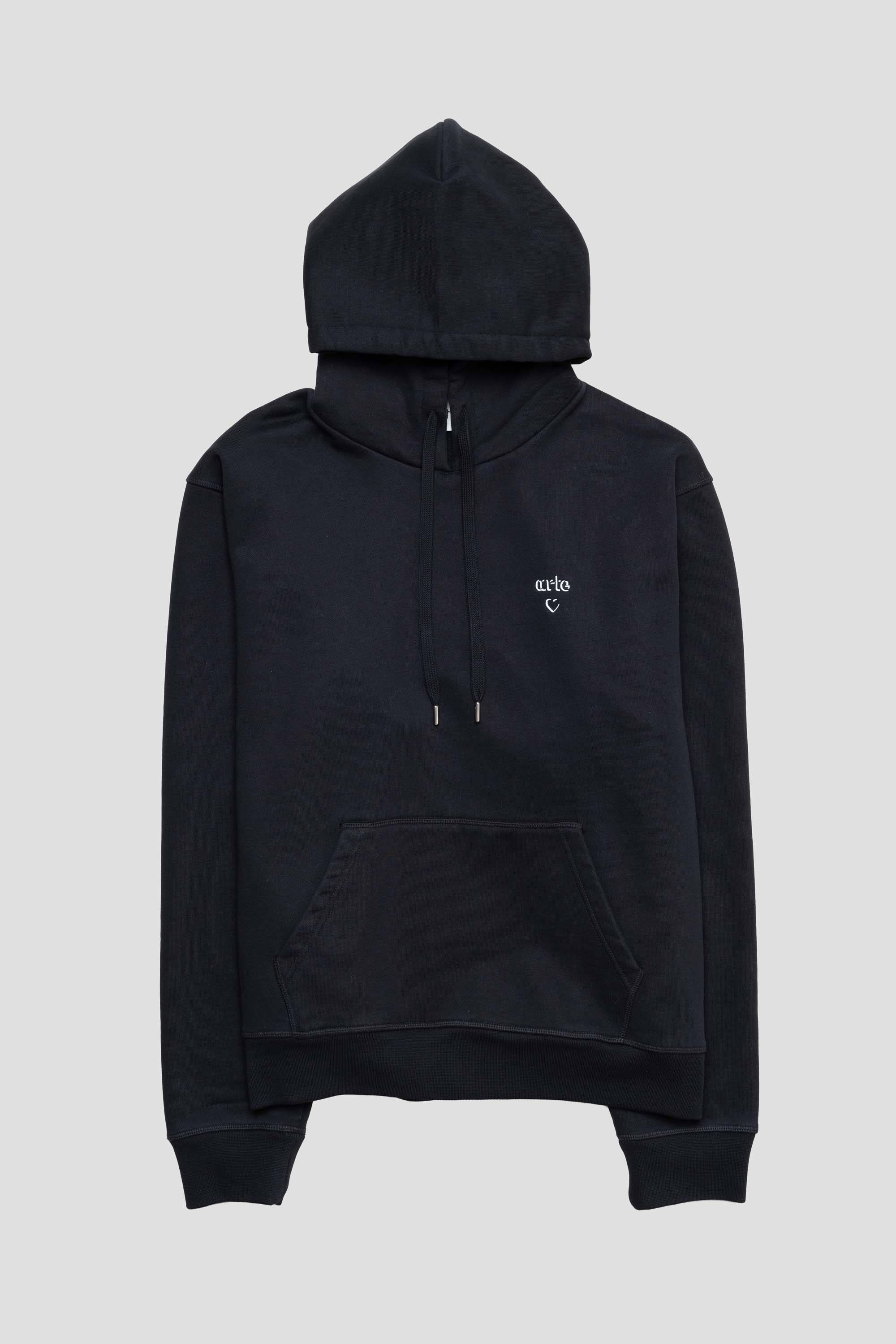 Arte Heart Hoodie Black