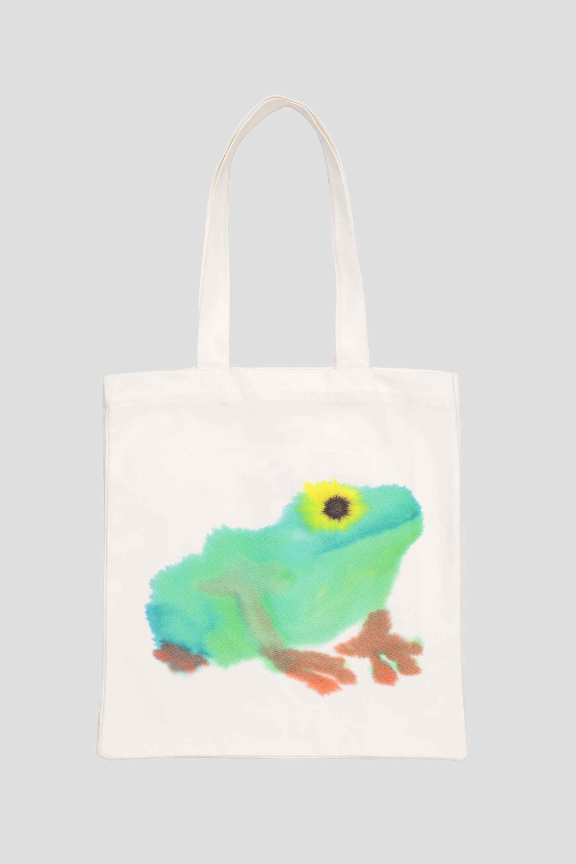 Frog Tote Bag Off White