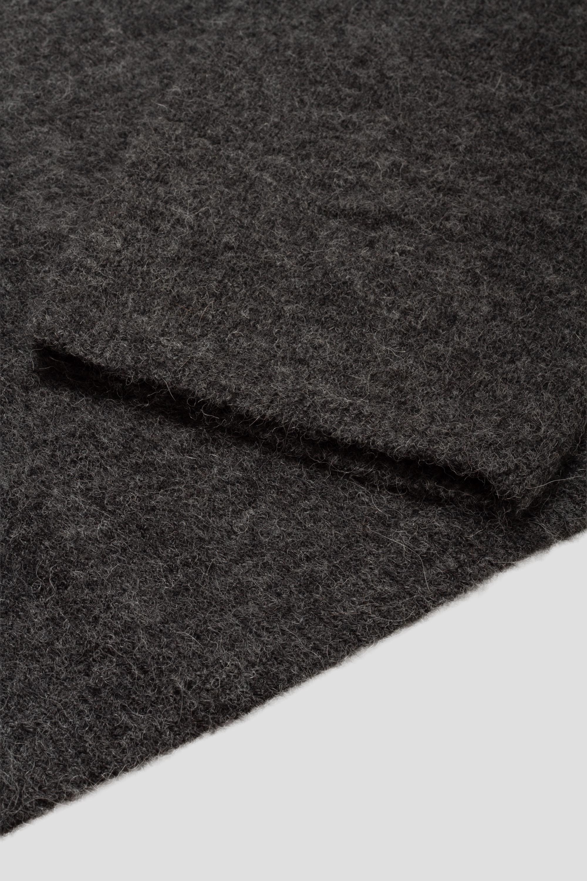 Aperto Turtle Sweater Black Melange