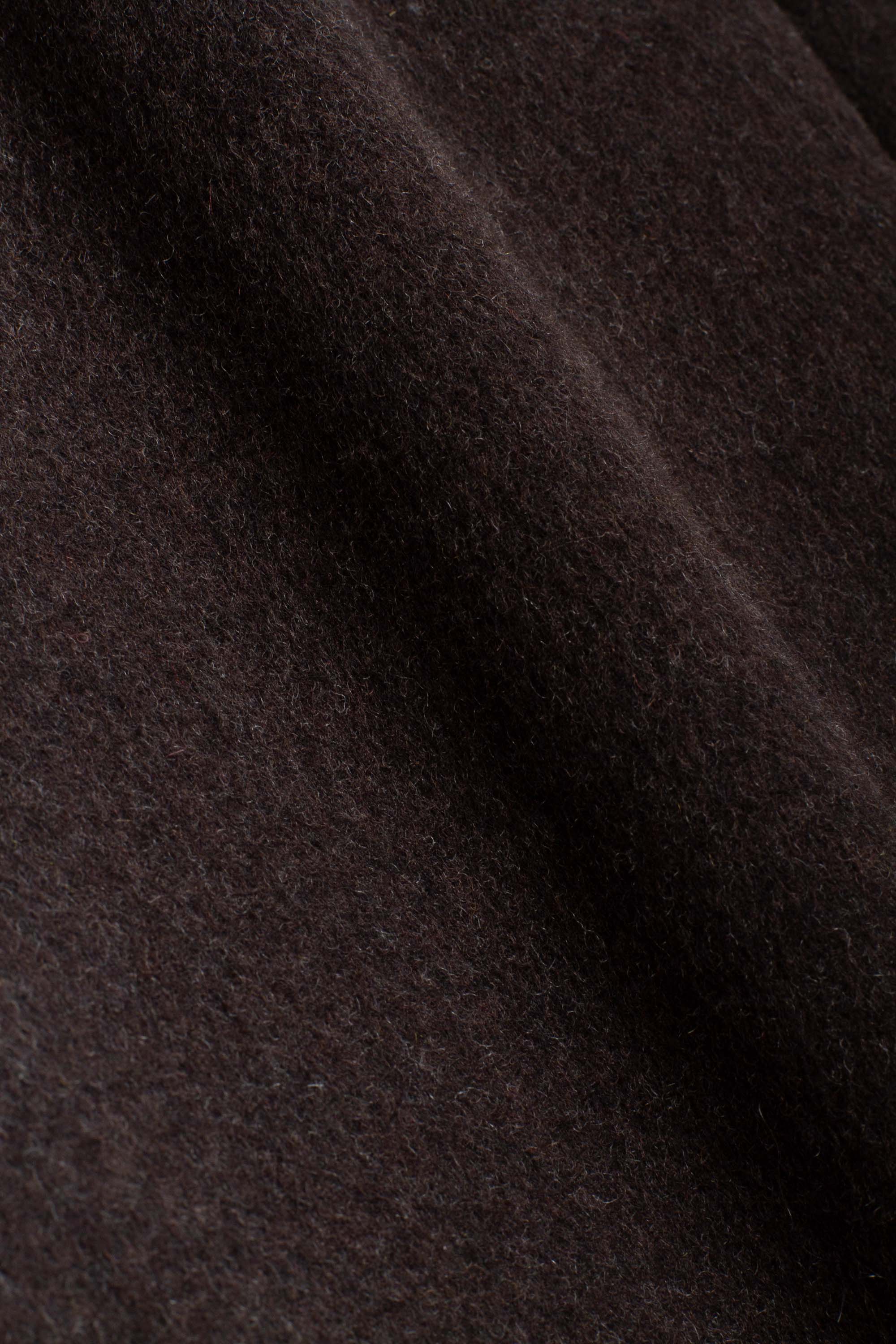 Curved Culotte Pants Dark Brown