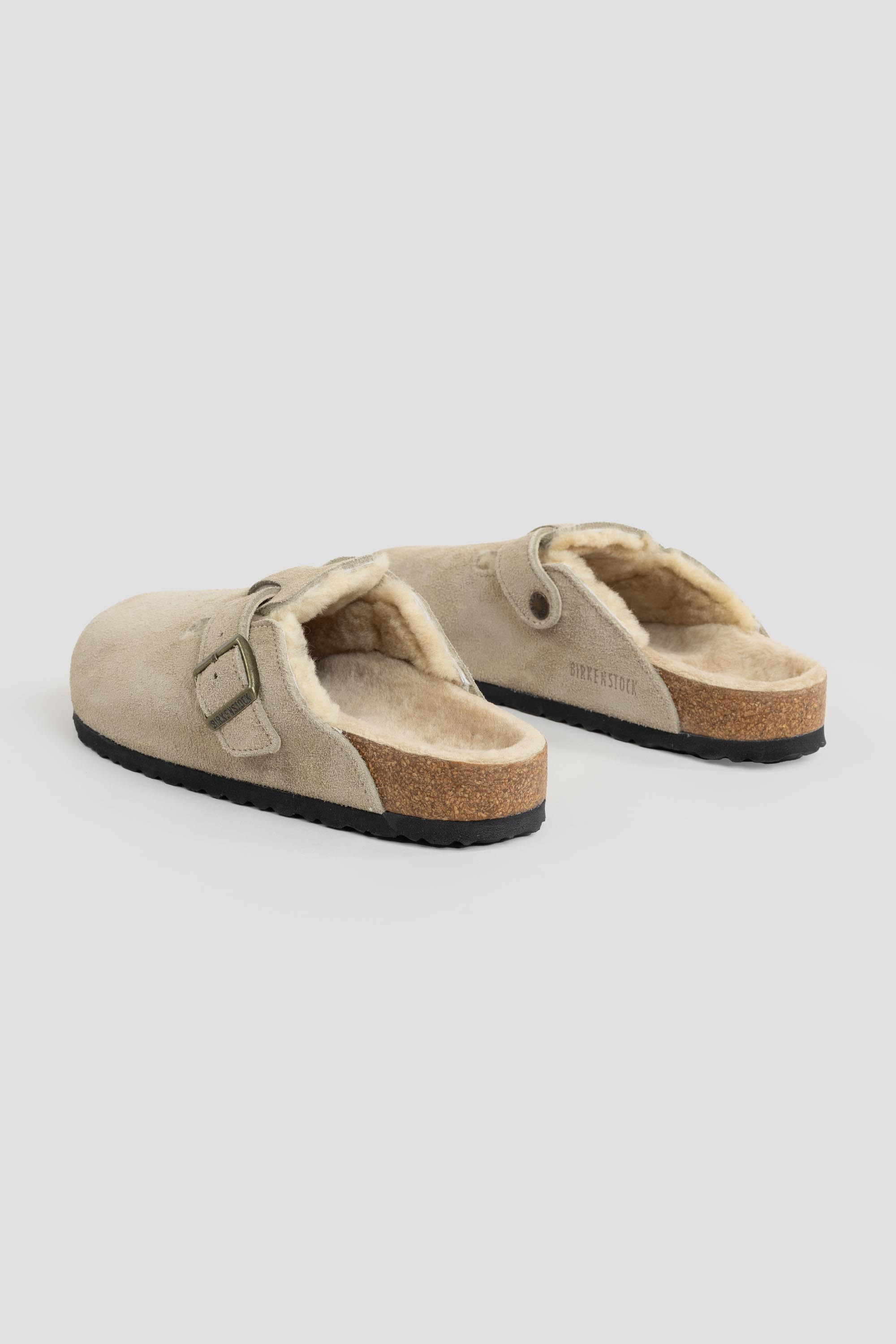 Boston Shearling Suede Taupe