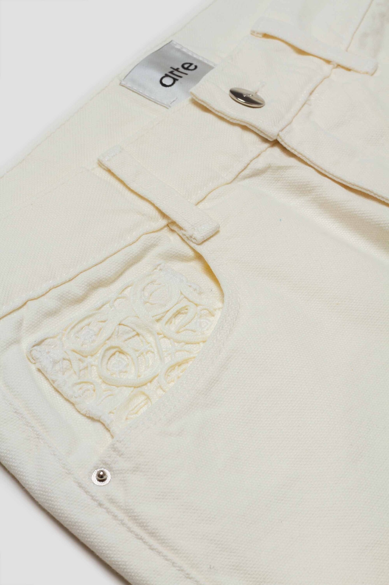 Joshua Detail Pants Cream