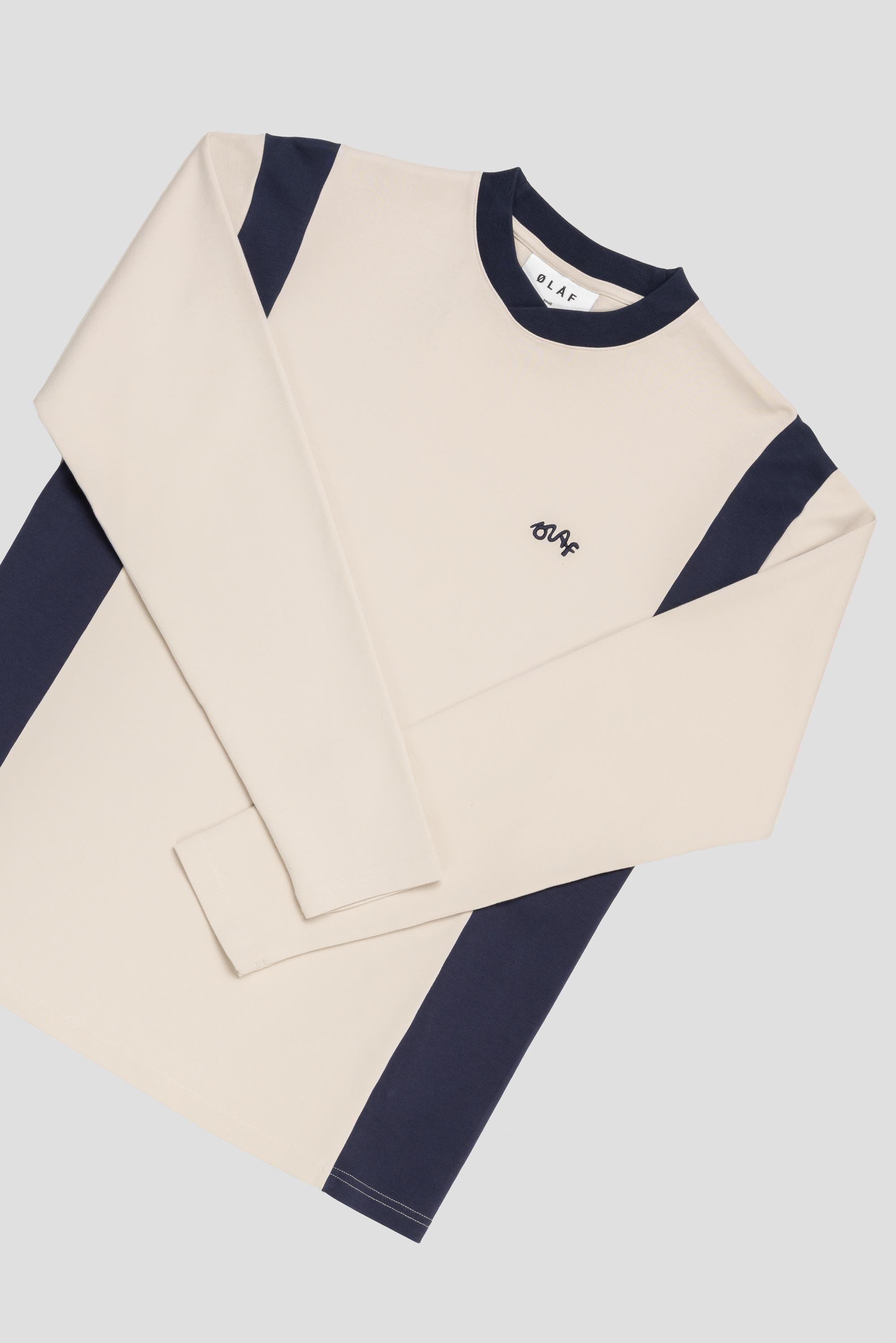 Panel Tee LS Cement/Navy