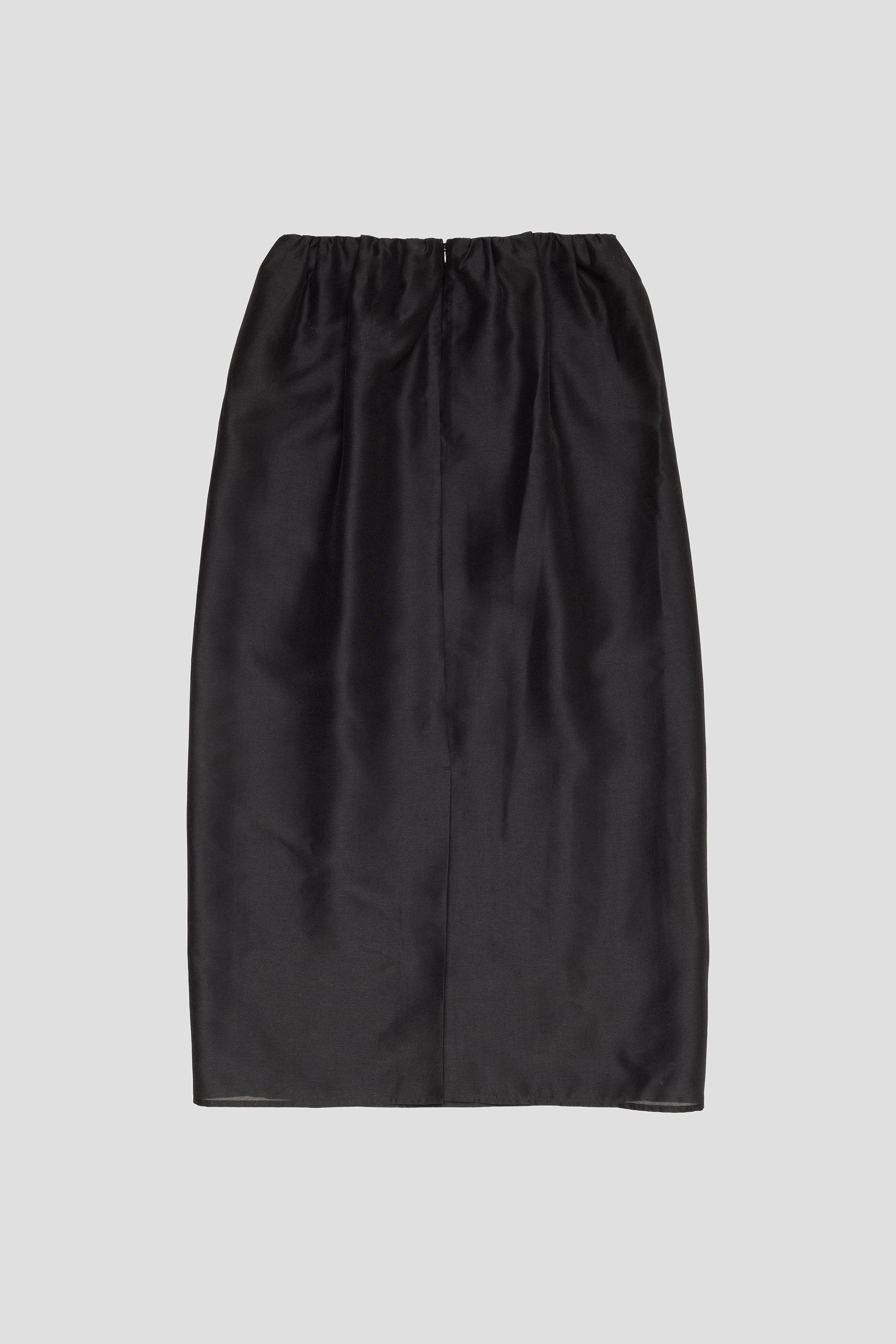 Organza Layered Skirt Black