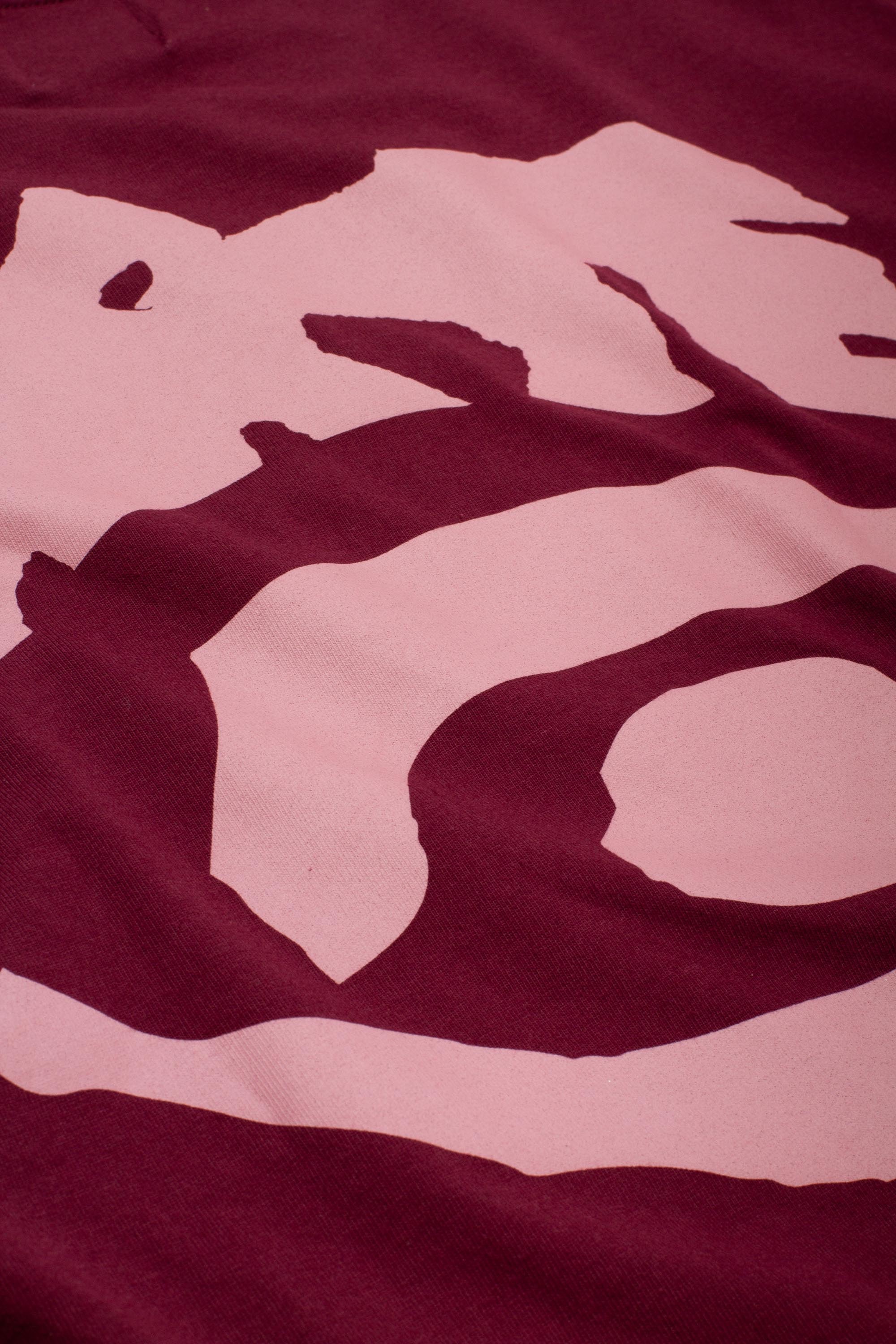 Eye Print T-Shirt Bordeaux