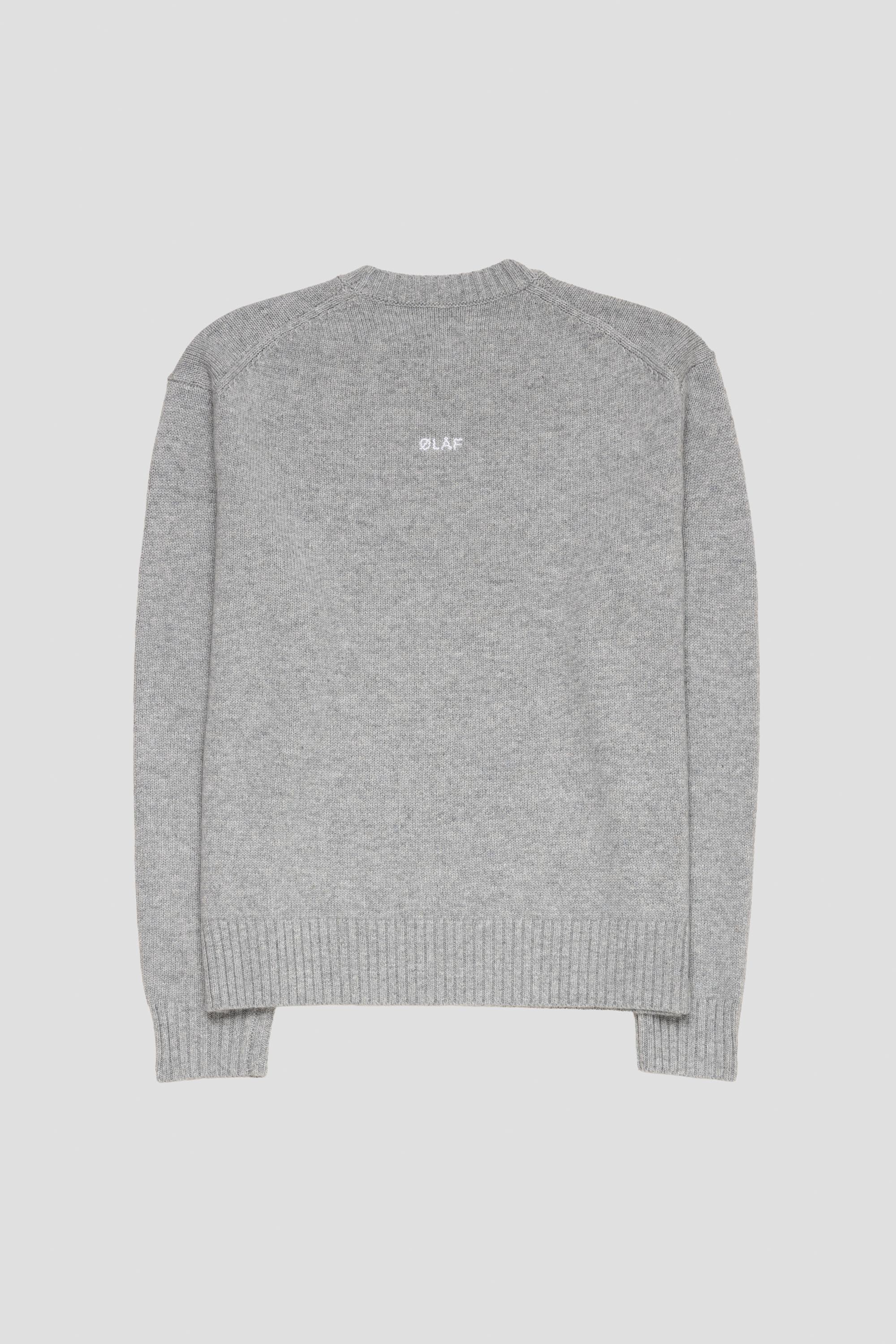 Essential Knitted Crewneck Heather Grey