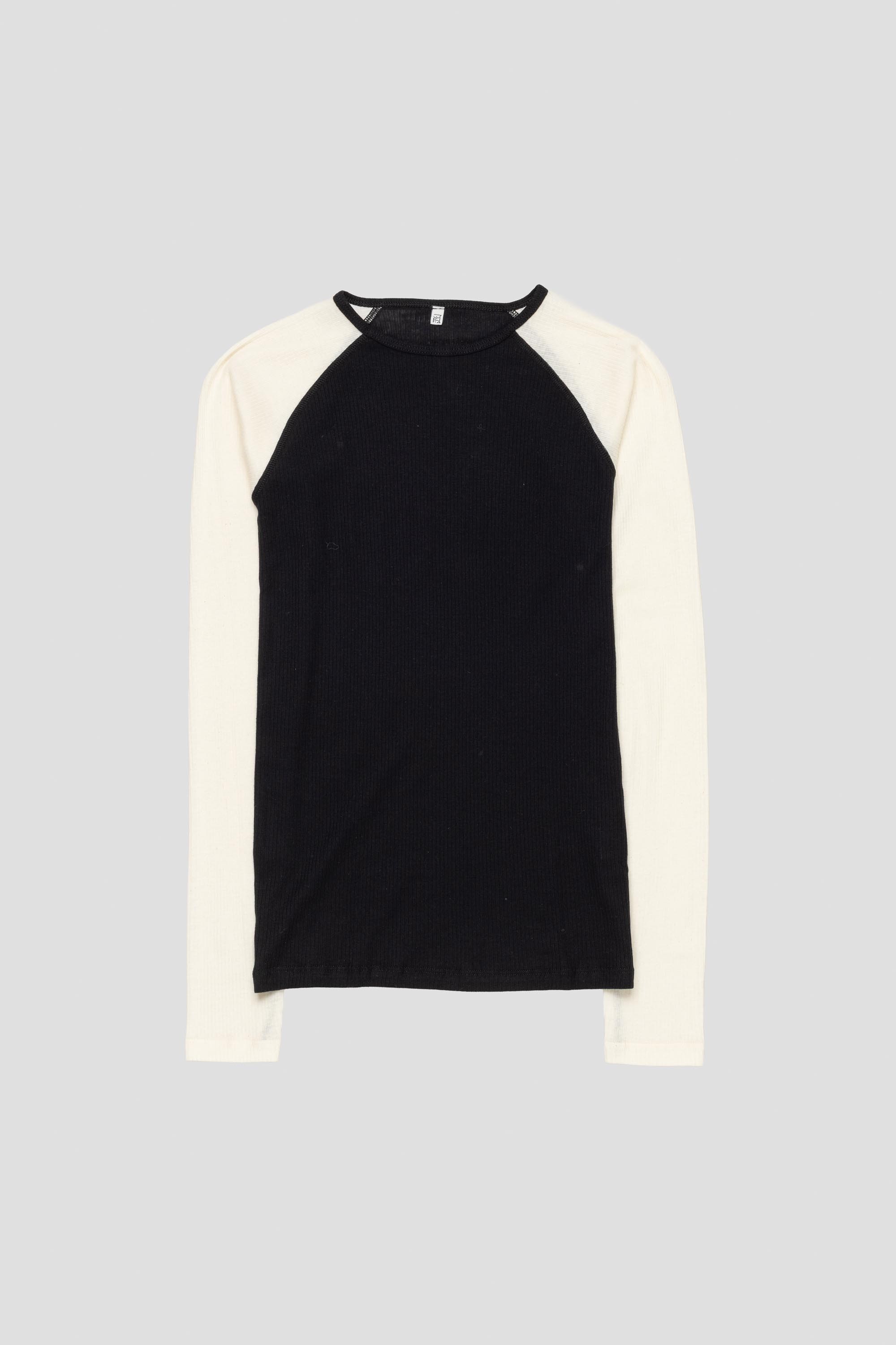 Gene Long Sleeve Tee Black/Off White