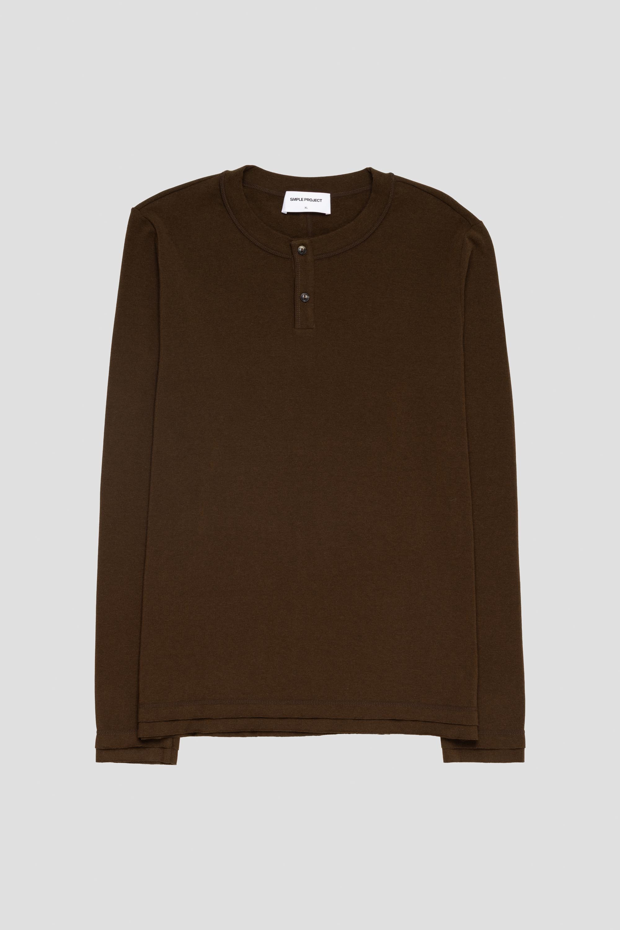 Henley Shirt Walnut