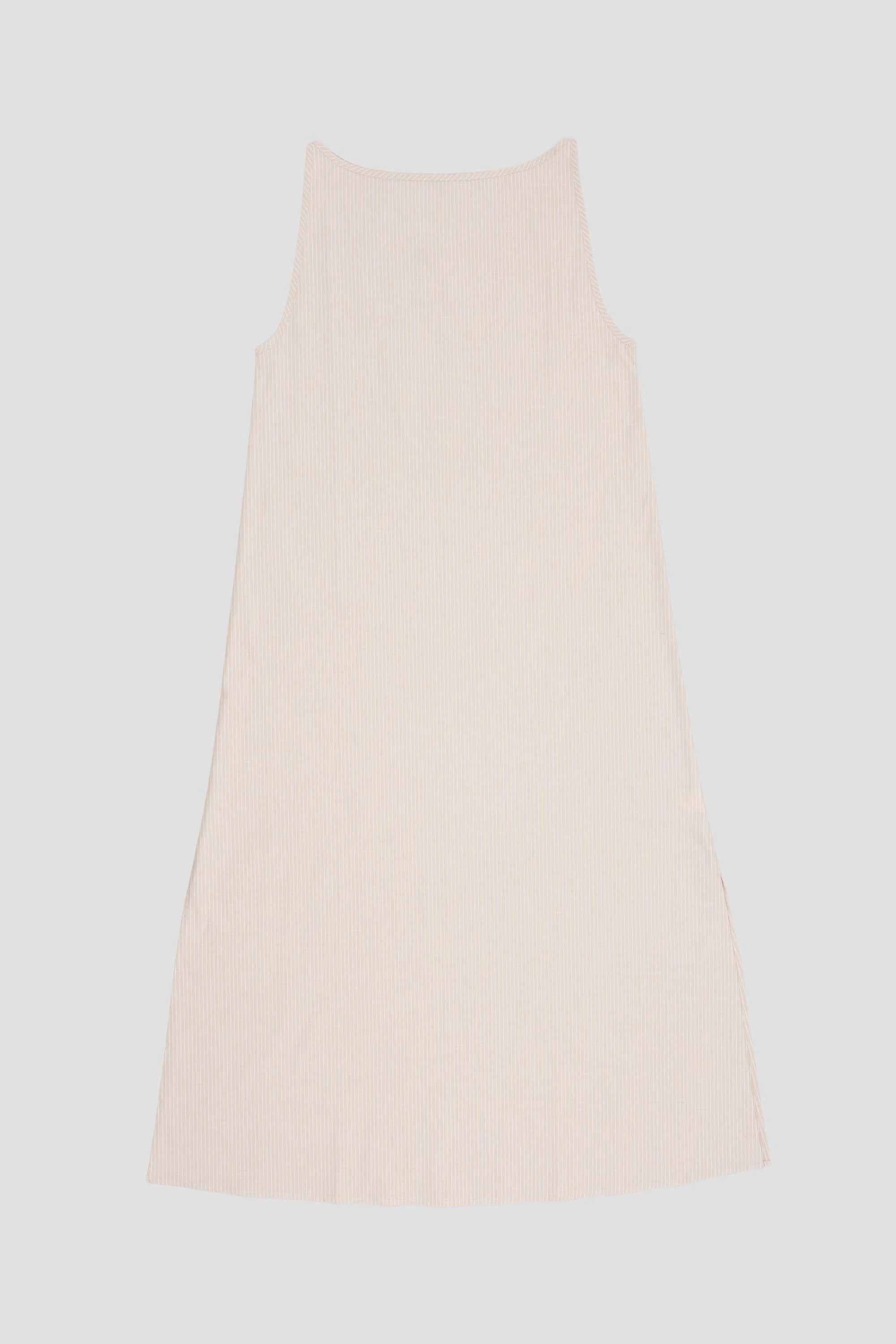 Decti Dress Brown Stripe