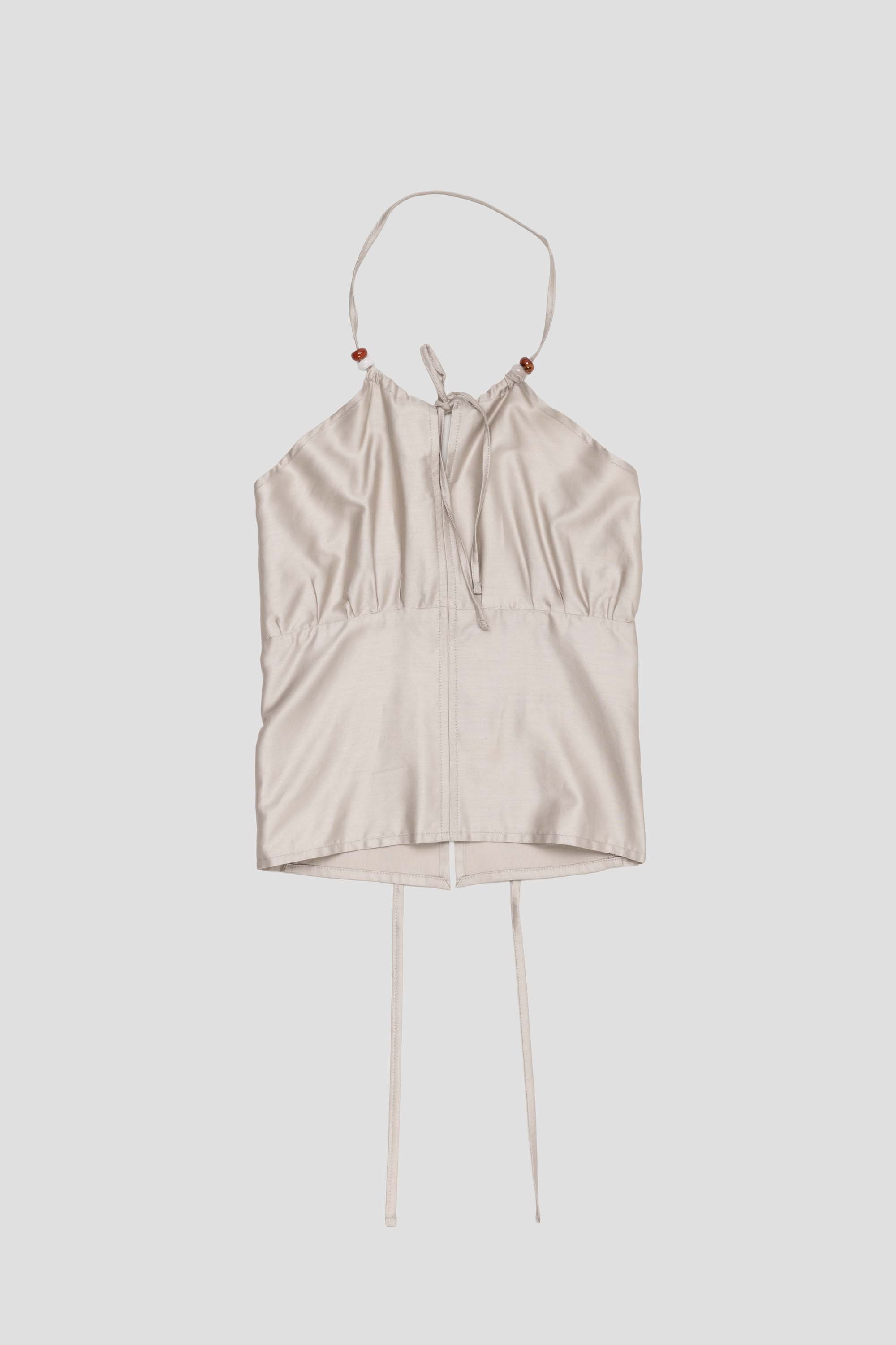 Sateen Halter Light Pink