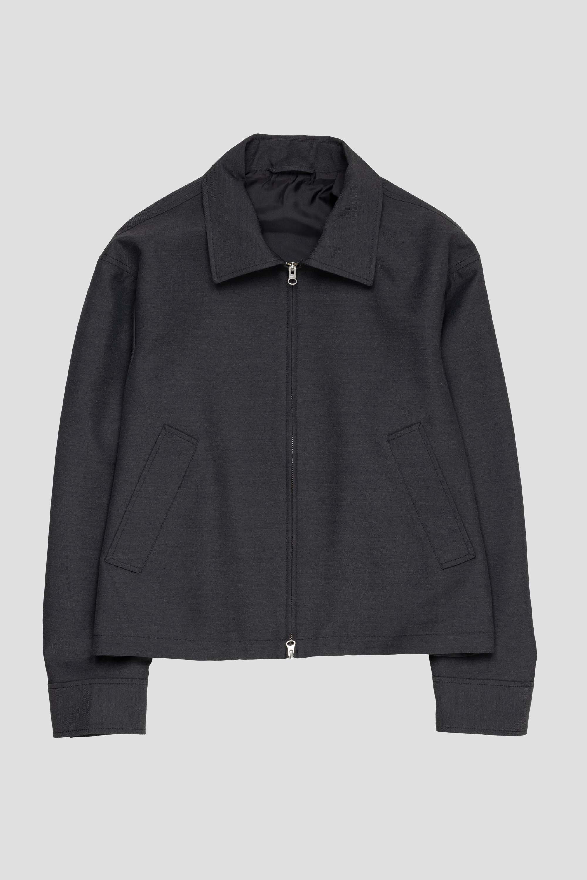 Mail Jacket Dark Grey Wool
