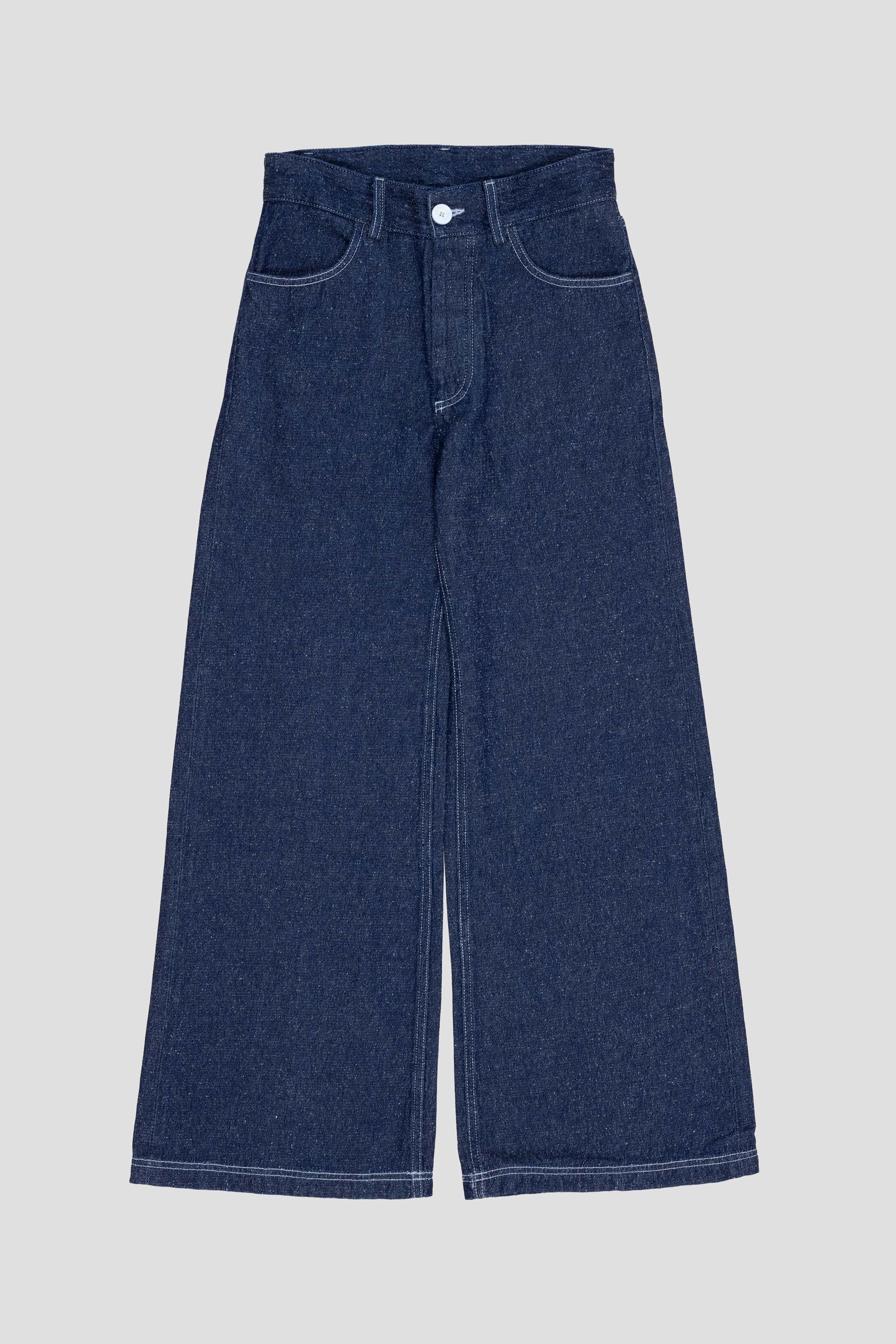 Tajo Wide Pants Indigo Blue Wash