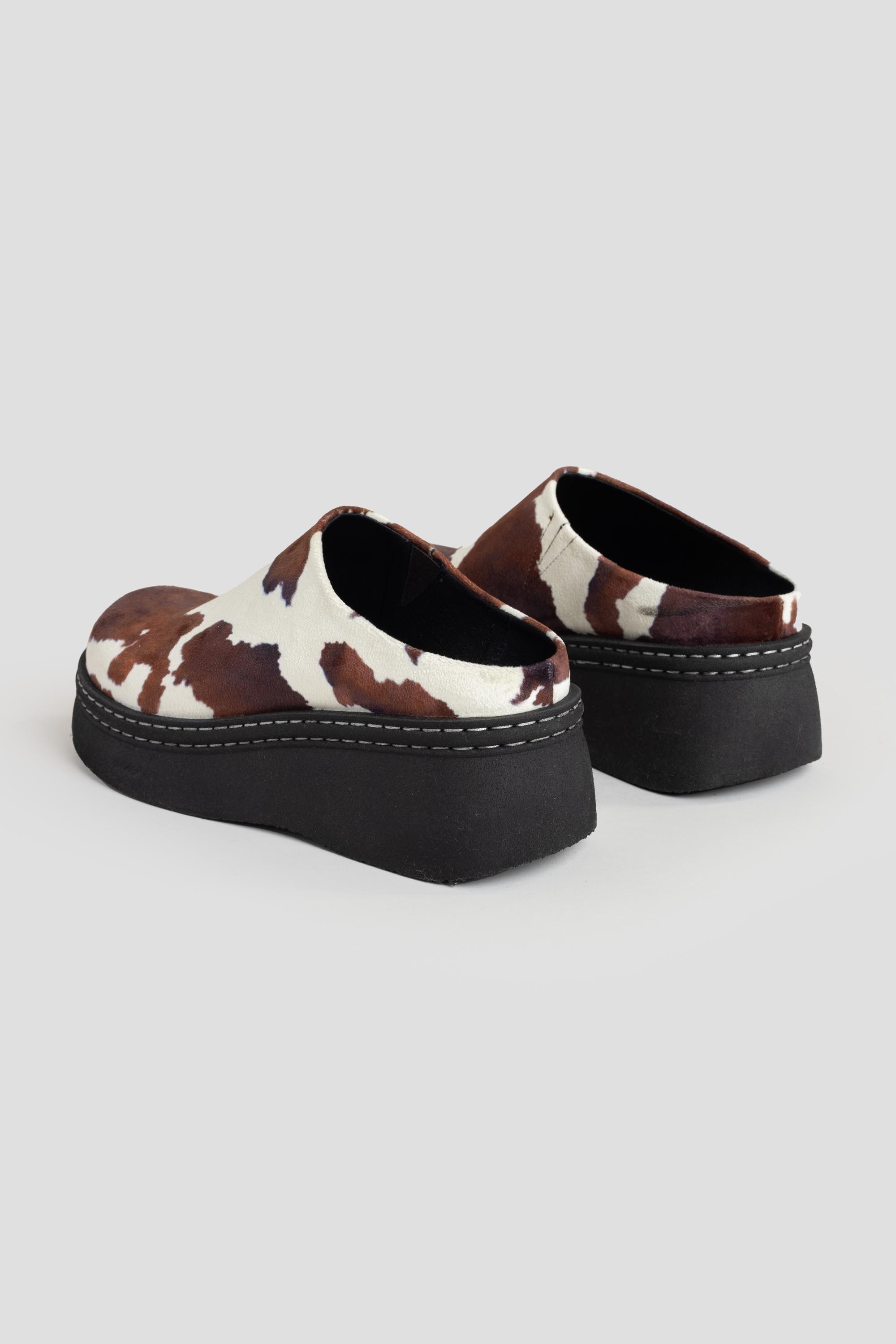 Kristi Mules Cow Print